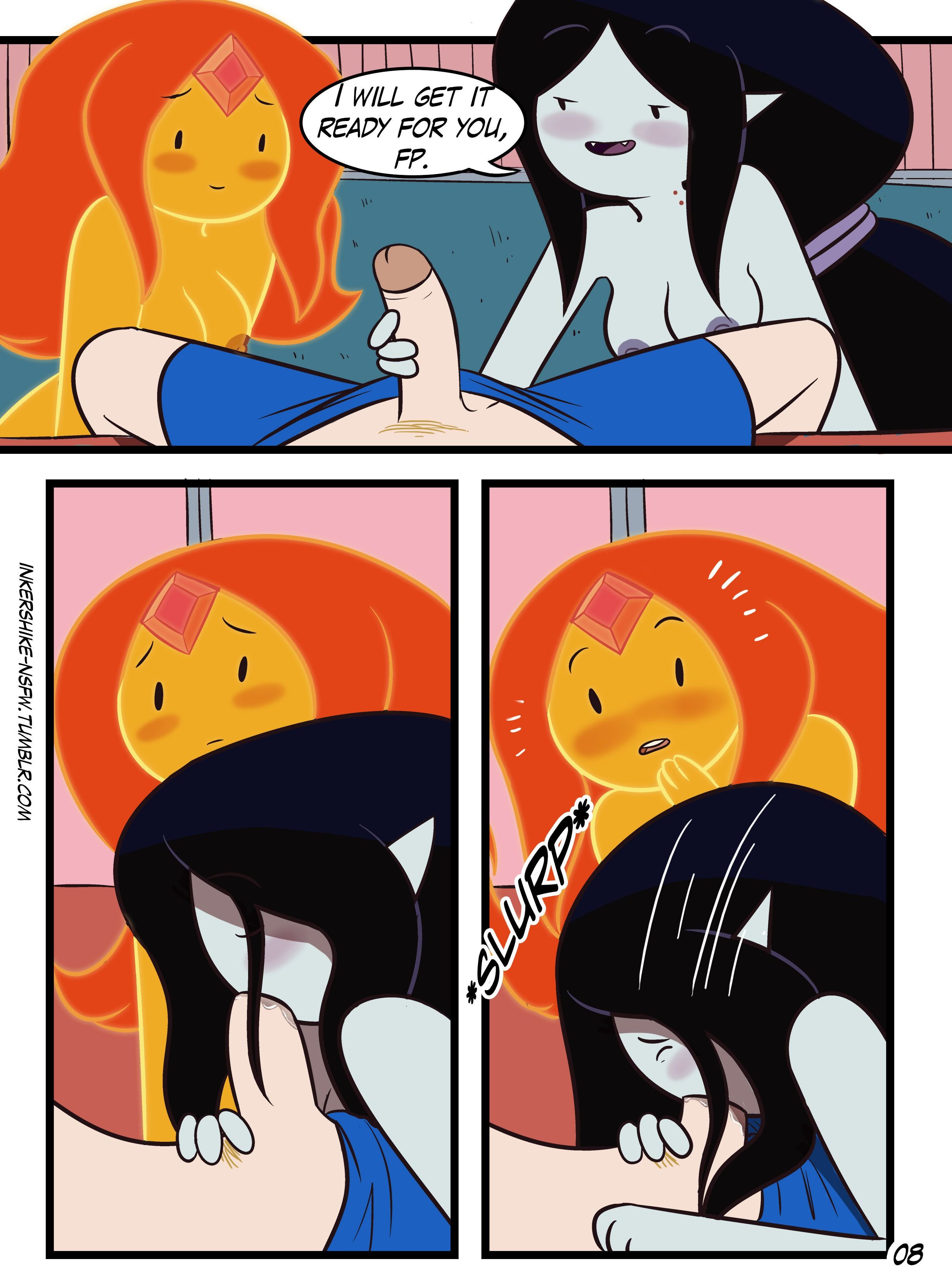 Practice With The Band (Adventure Time) [Inker Comics] - Chapter 1 — Page 8