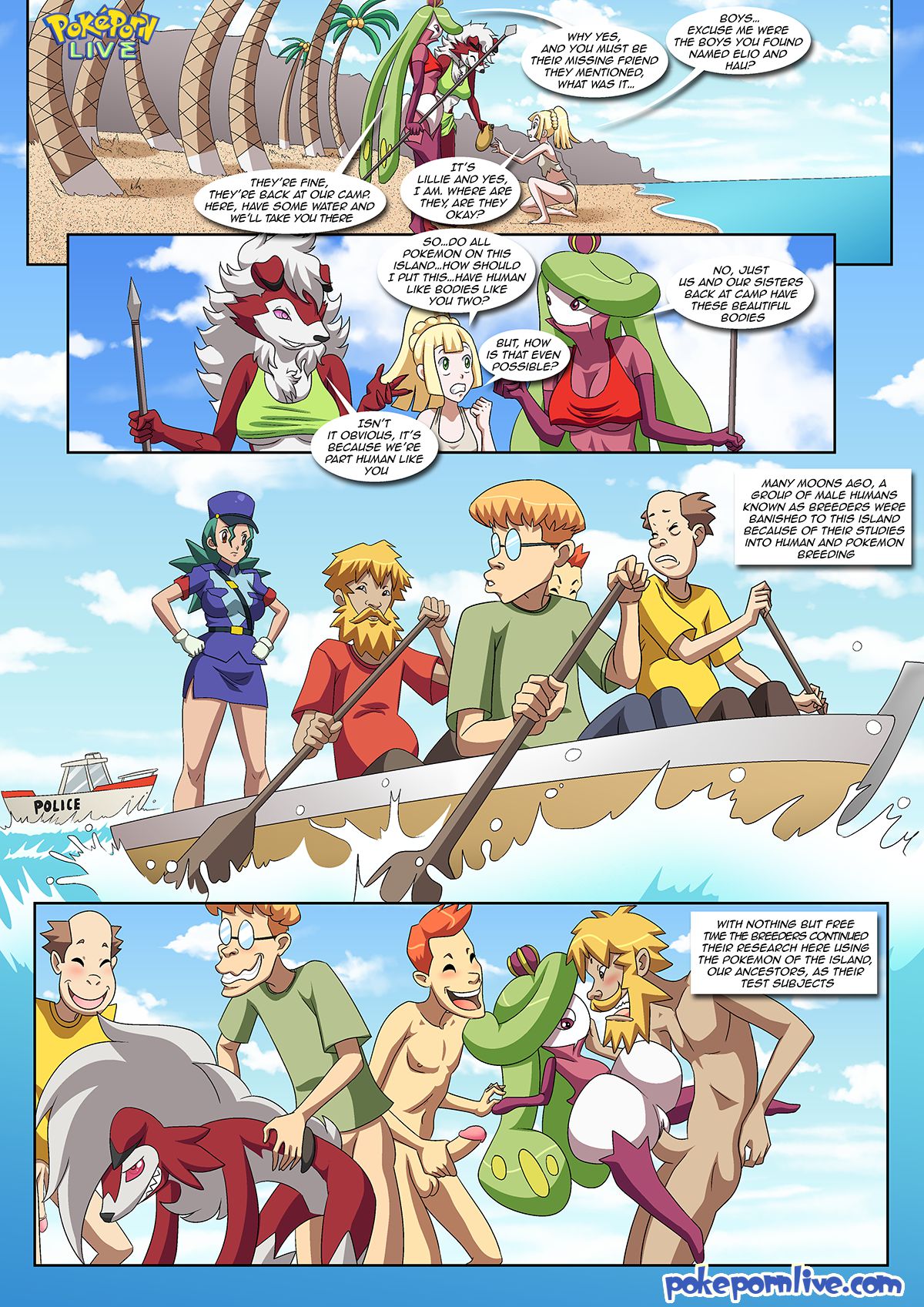 Isle Of Amazonian (Pokemon) [Palcomix] - Chapter 1 — Page 4