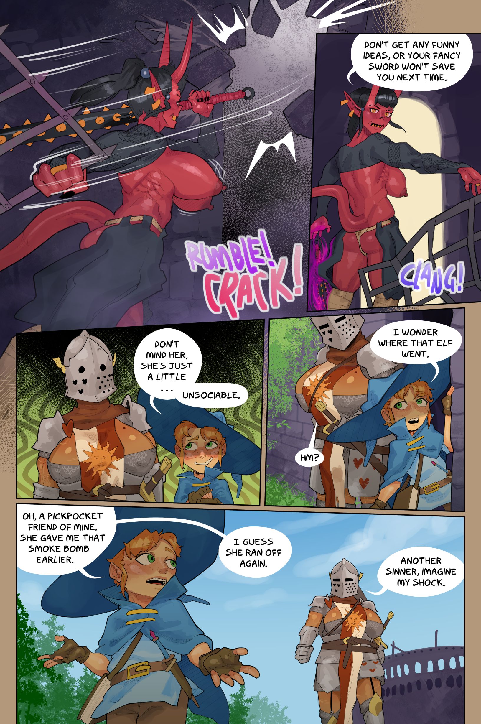 A Boy and His Familiar [Brkn Pncl | Pencil] - Chapter 4 — Page 21