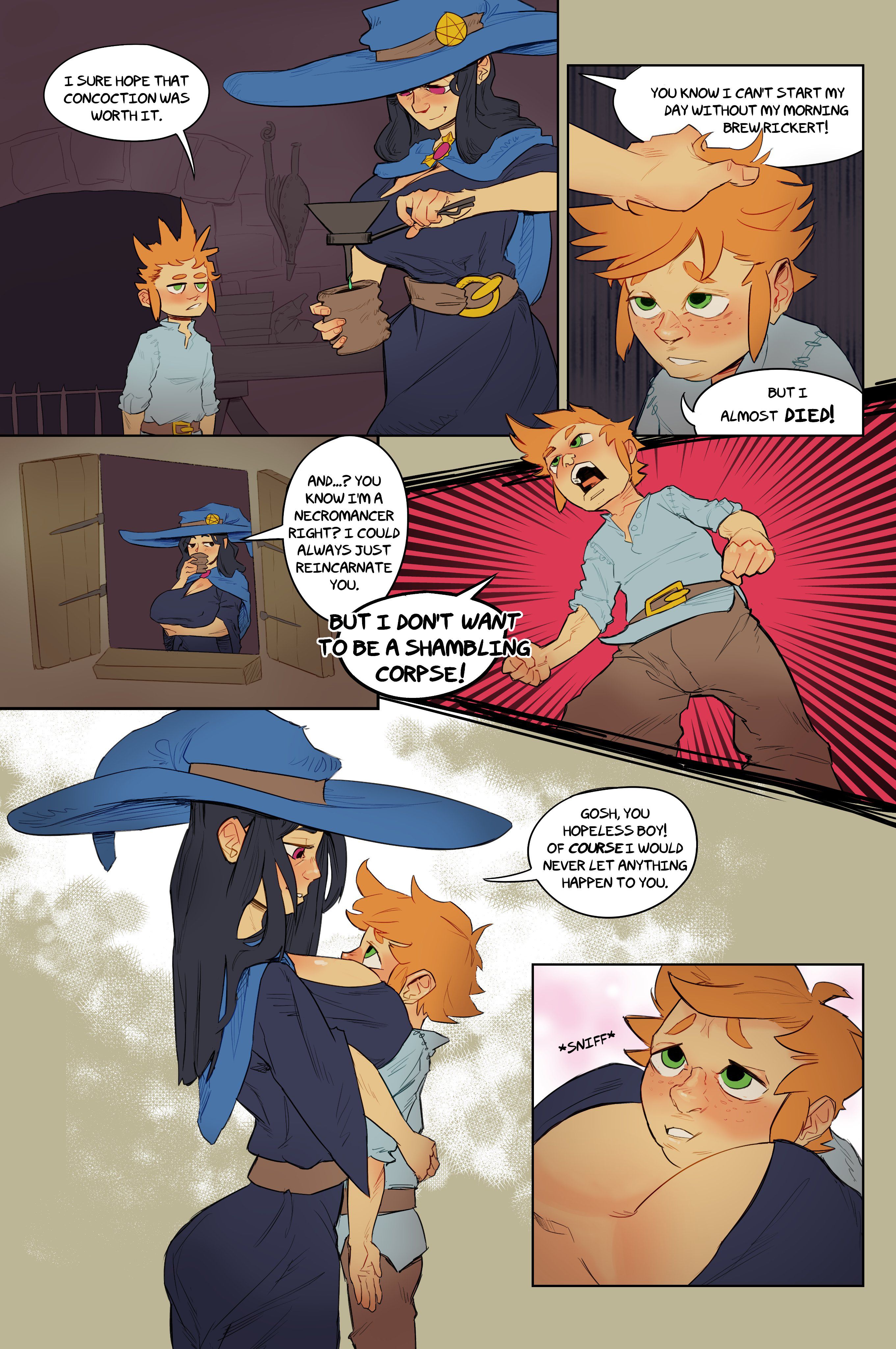 A Boy and His Familiar [Brkn Pncl | Pencil] - Chapter 1 — Page 5