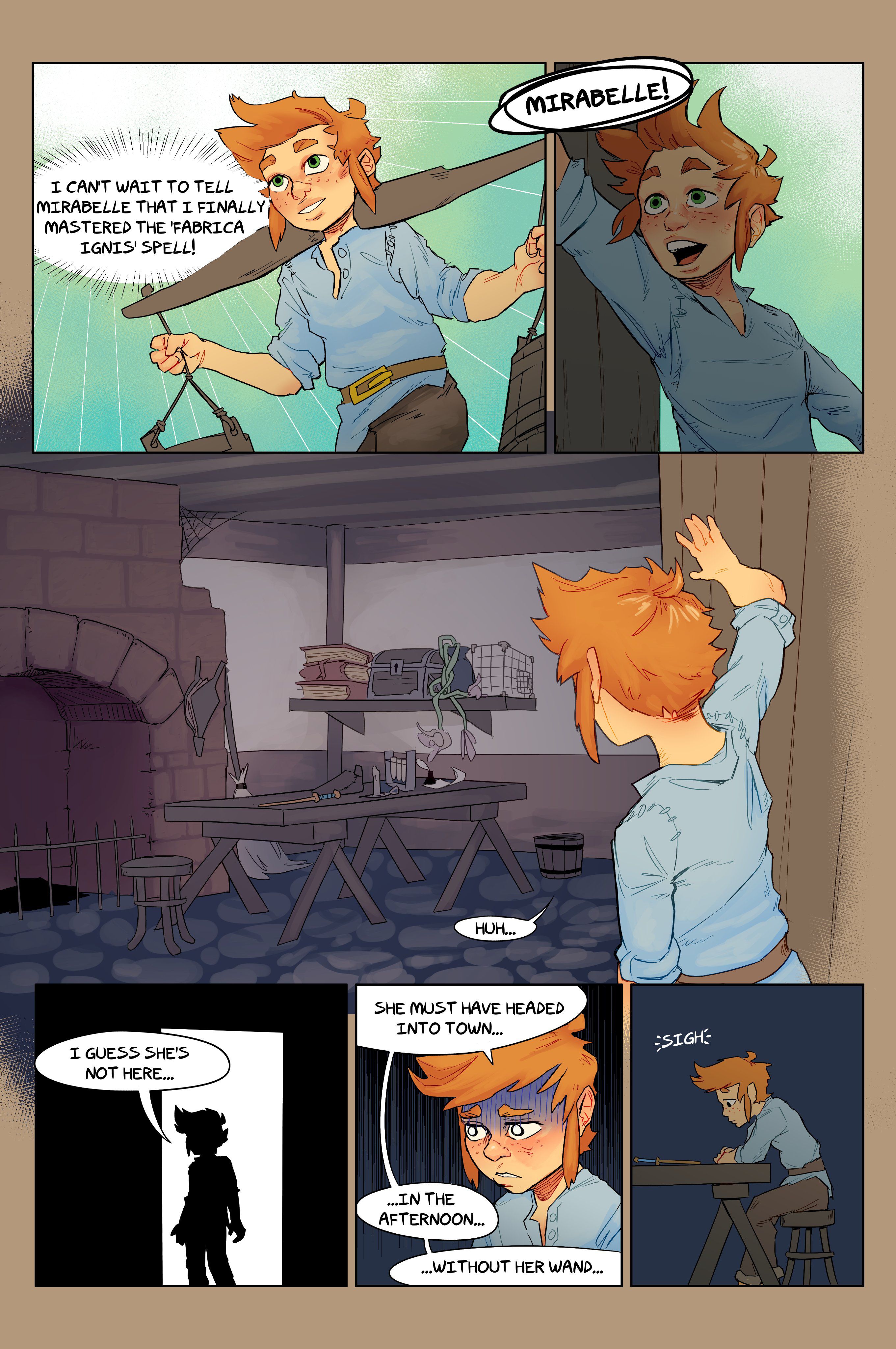 A Boy and His Familiar [Brkn Pncl | Pencil] - Chapter 1 — Page 9