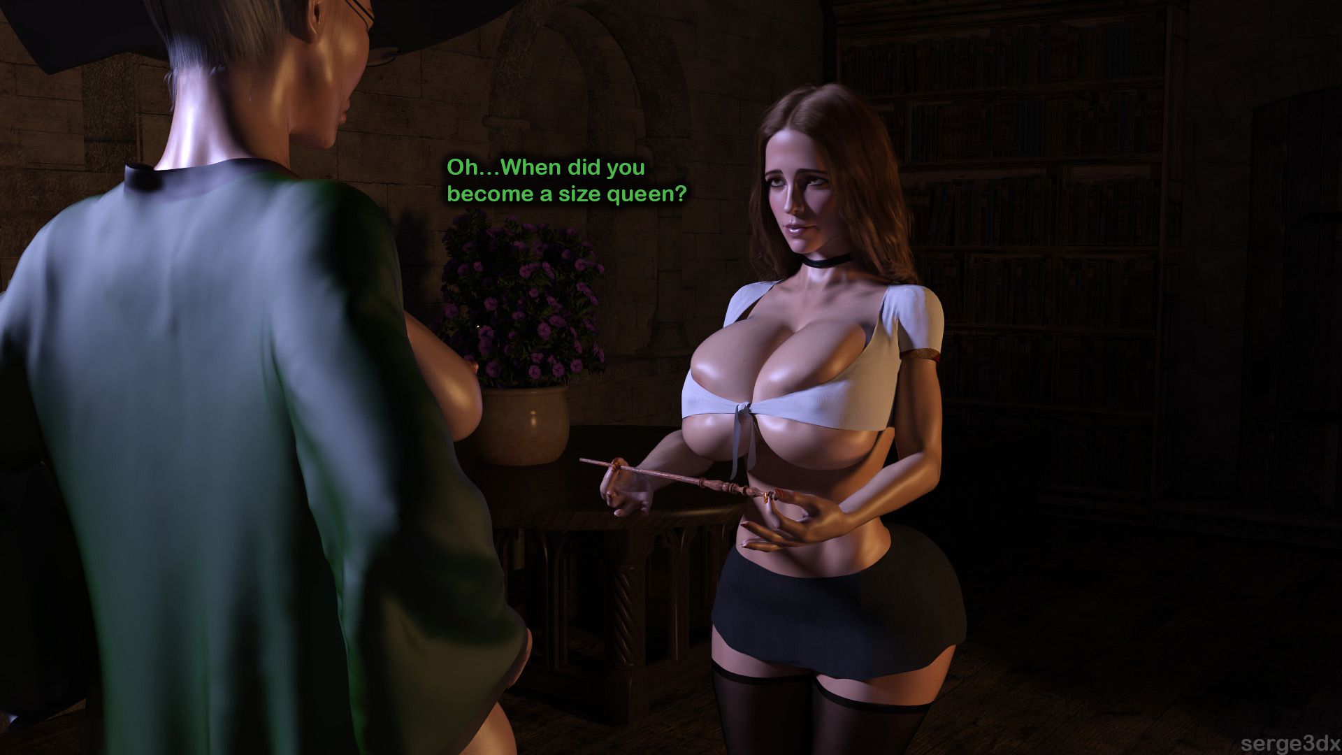 Hermione Granger and the Professor’s Wand (Harry Potter) [Serge3DX] - Chapter 1 — Page 123