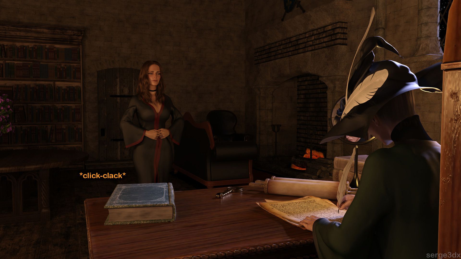 Hermione Granger and the Professor’s Wand (Harry Potter) [Serge3DX] - Chapter 1 — Page 6