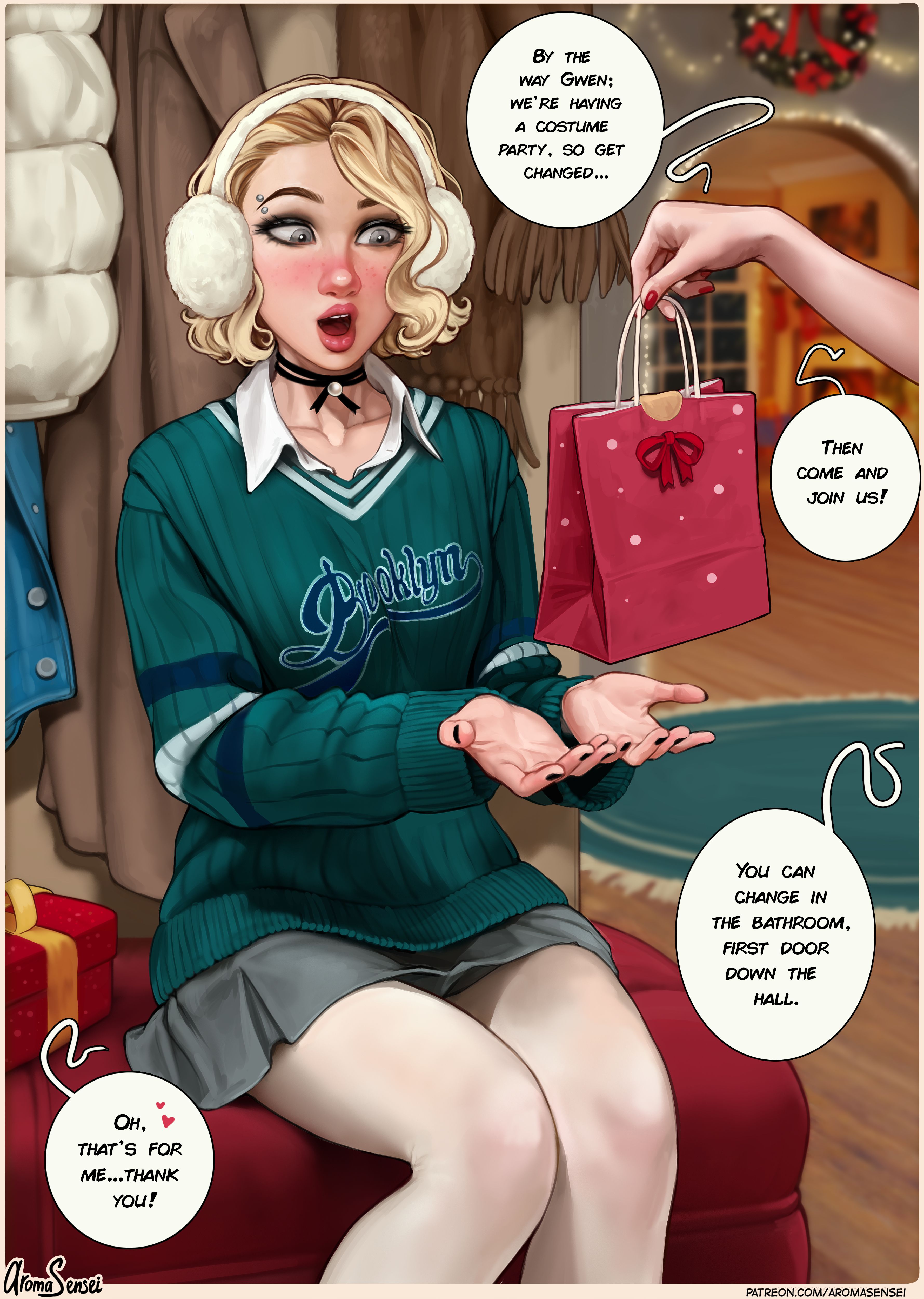Frozen Inc Christmas Party 2022 (Frozen) [Aroma Sensei] - Chapter 1 — Page 7