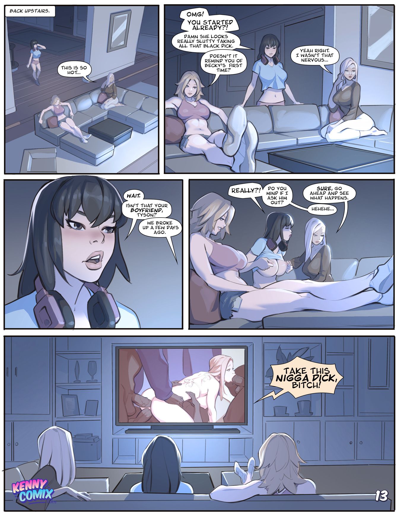 Naughty Sorority: The New Pledge [Kennycomix, Voidwave] - Chapter 1 — Page 14
