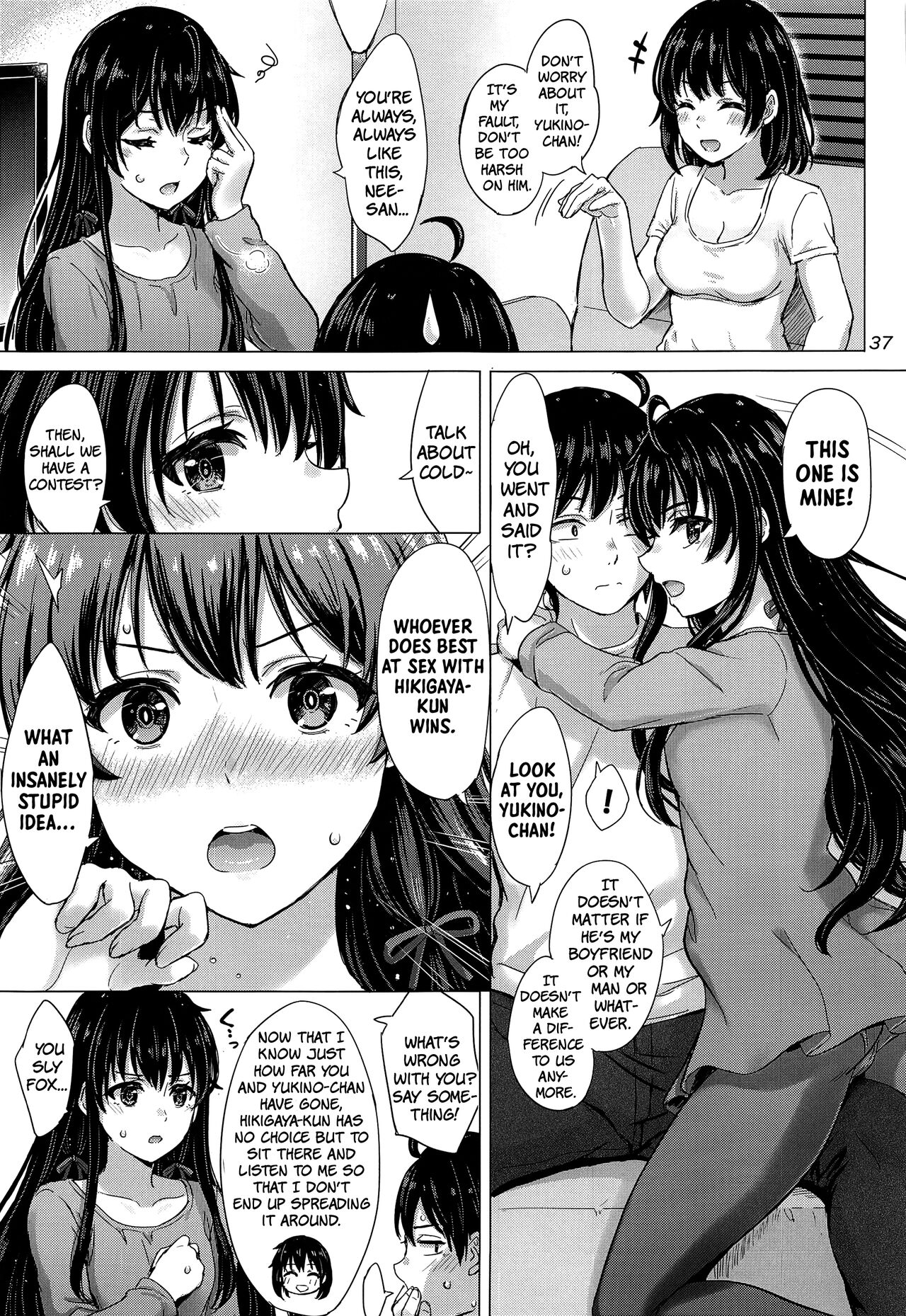 The Naughty Secrets of the Yukinoshita Sisters (Yahari Ore no Seishun Love Come wa Machigatteiru) [Inanaki Shiki] - Chapter 1 — Page 36