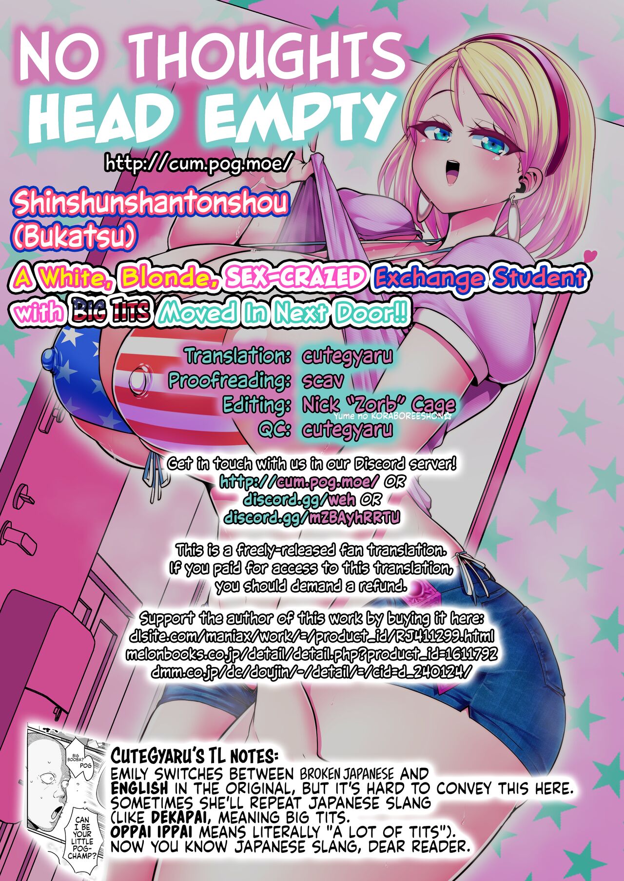 A White, Blonde, Sex-Crazed Exchange Student with Big Tits Moved in Next Door!! [Bukatsu] - Chapter 1 — Page 31