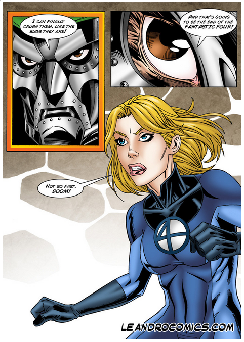 Only Invisible Woman can save the Fantastic Foursome from Dr. Doom! (Fantastic Four) [Leandro Comics] - Chapter 1 — Page 4