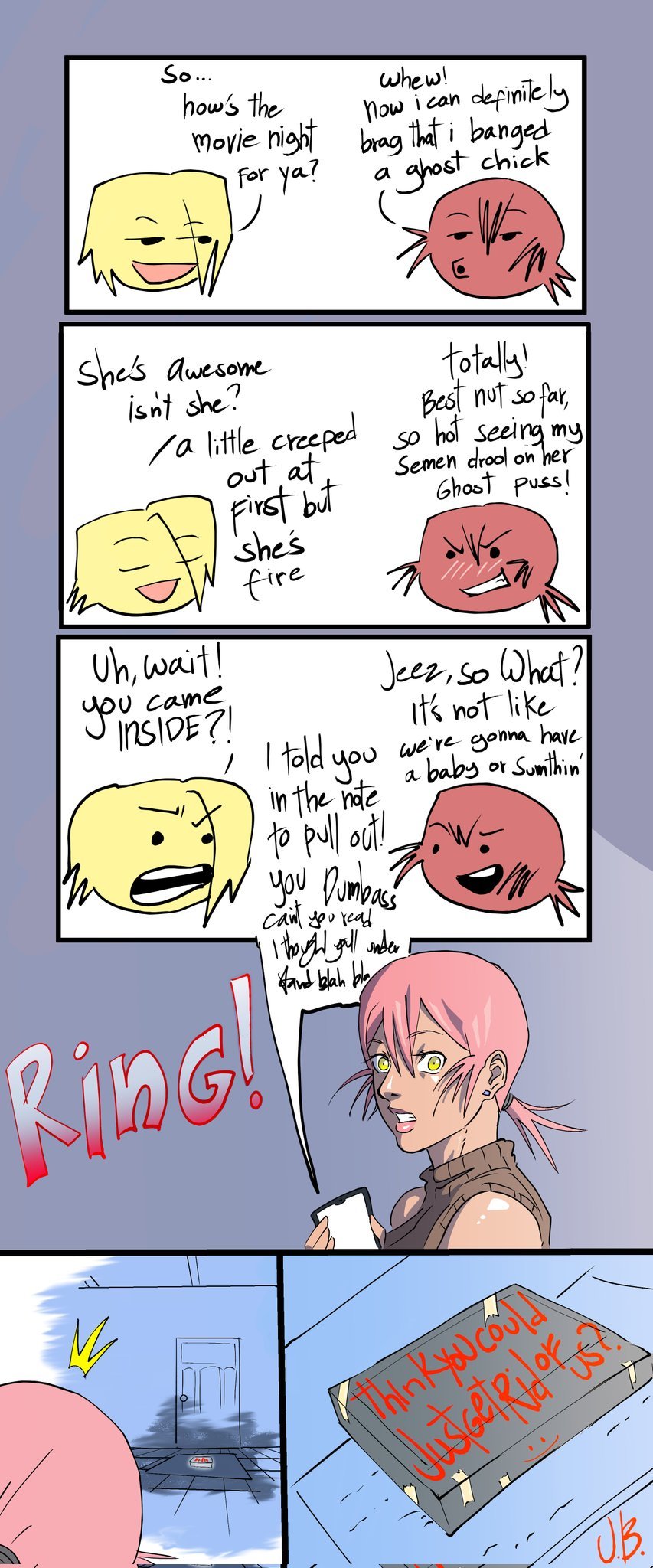 A “Horror” film (The Ring) [UselessBegging] - Chapter 1 — Page 12