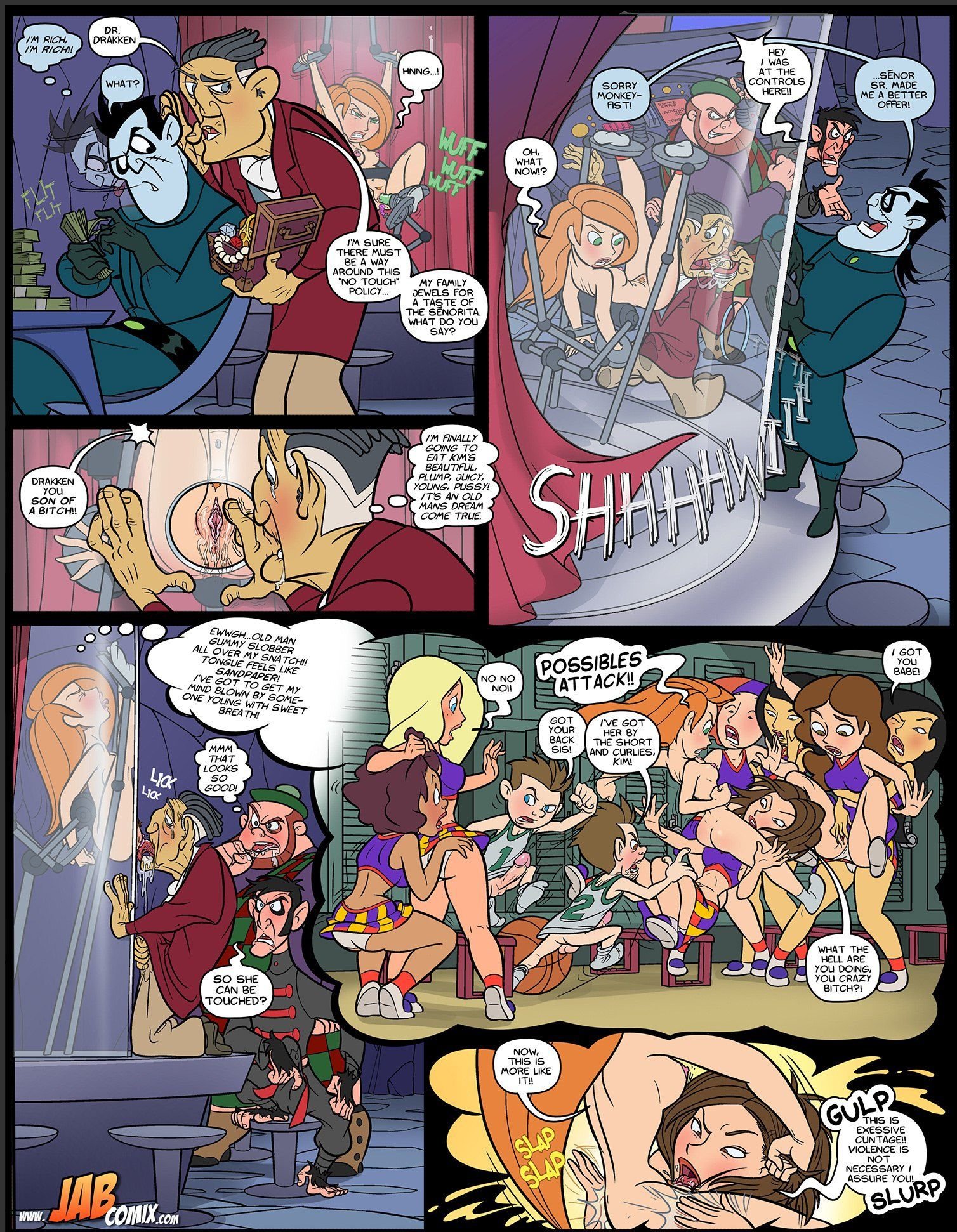 Fucking Possible (Kim Possible) [JABComix] - Chapter 2 — Page 14
