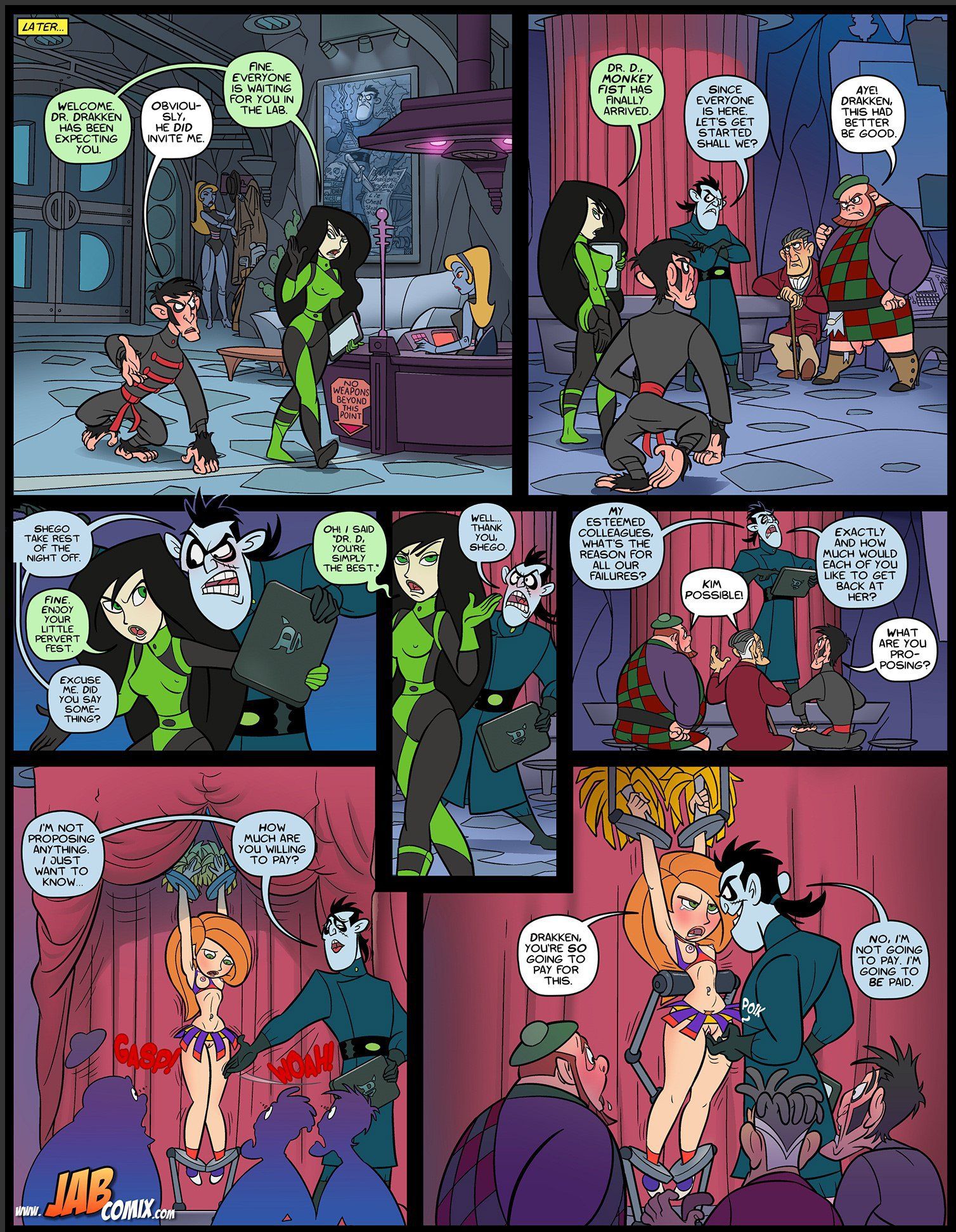 Fucking Possible (Kim Possible) [JABComix] - Chapter 2 — Page 8