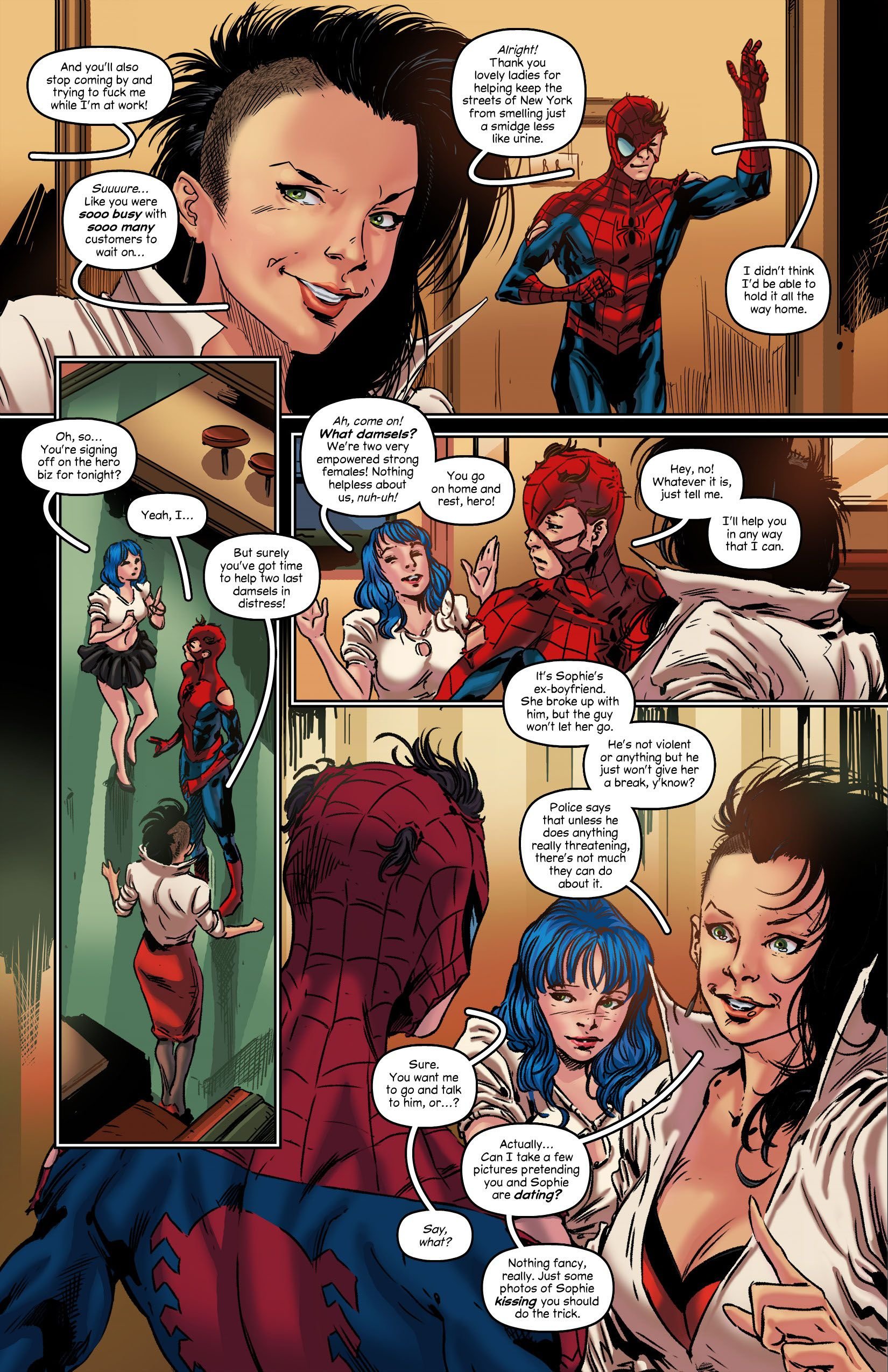 Hot Coffee (Spider-Man) [Tracy Scops] - Chapter 1 — Page 5