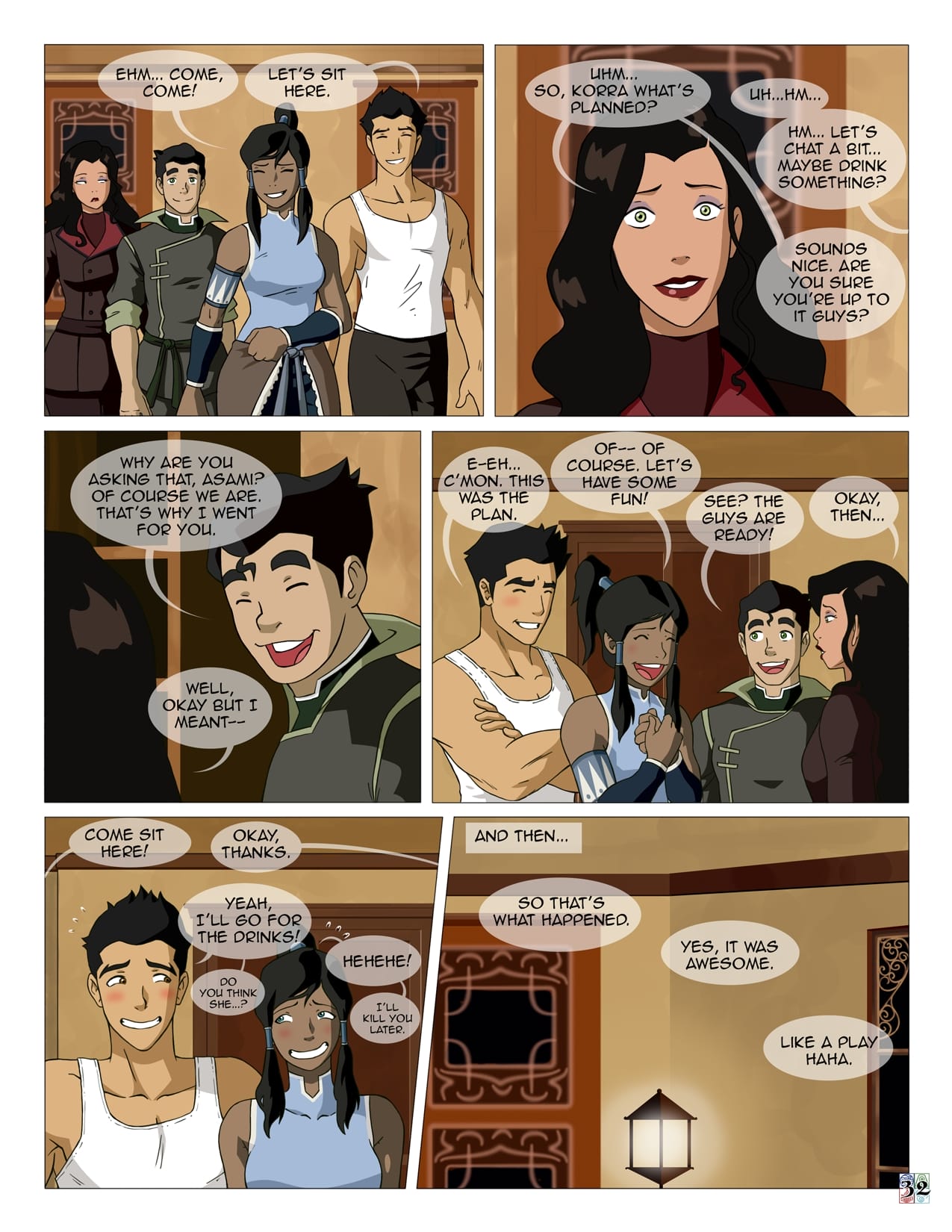 Intimate Meeting (The Legend of Korra) [Area] - Chapter 1 — Page 33