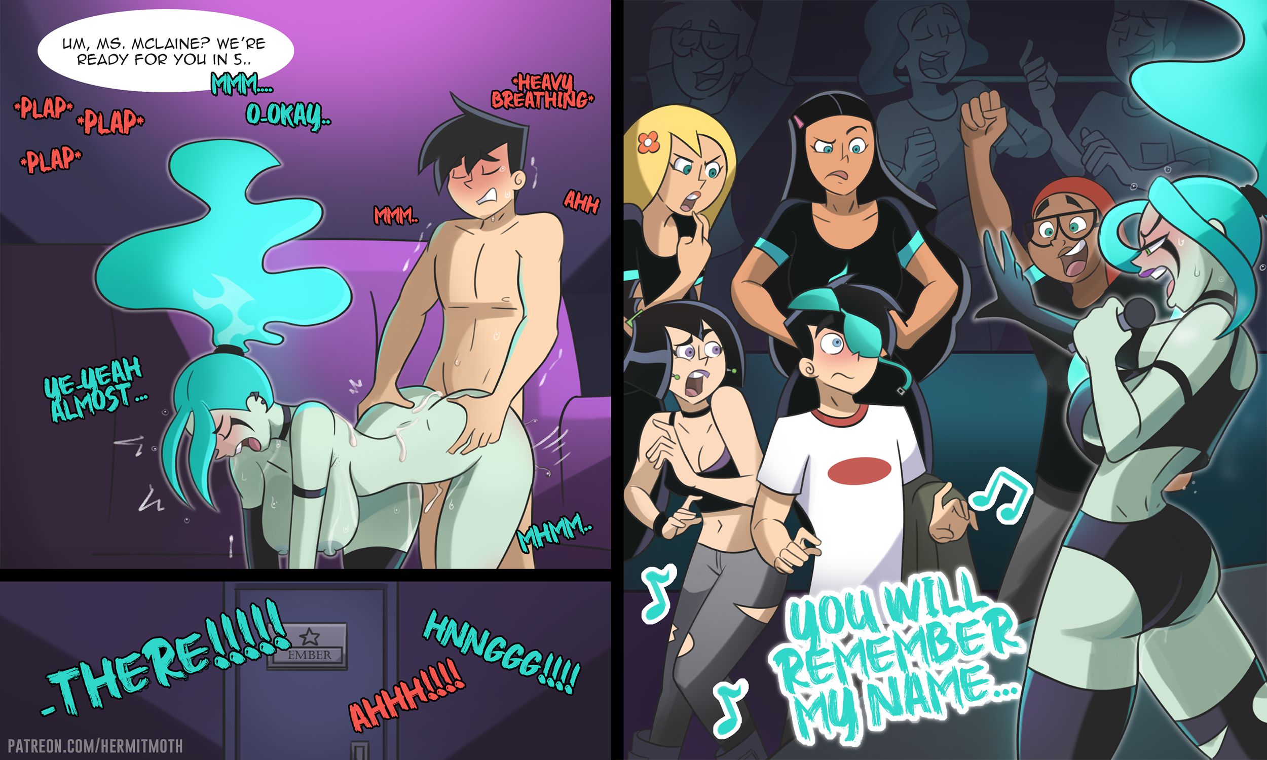 Ember’s Private Concert (Danny Phantom) [Hermit Moth] - Chapter 1 — Page 5