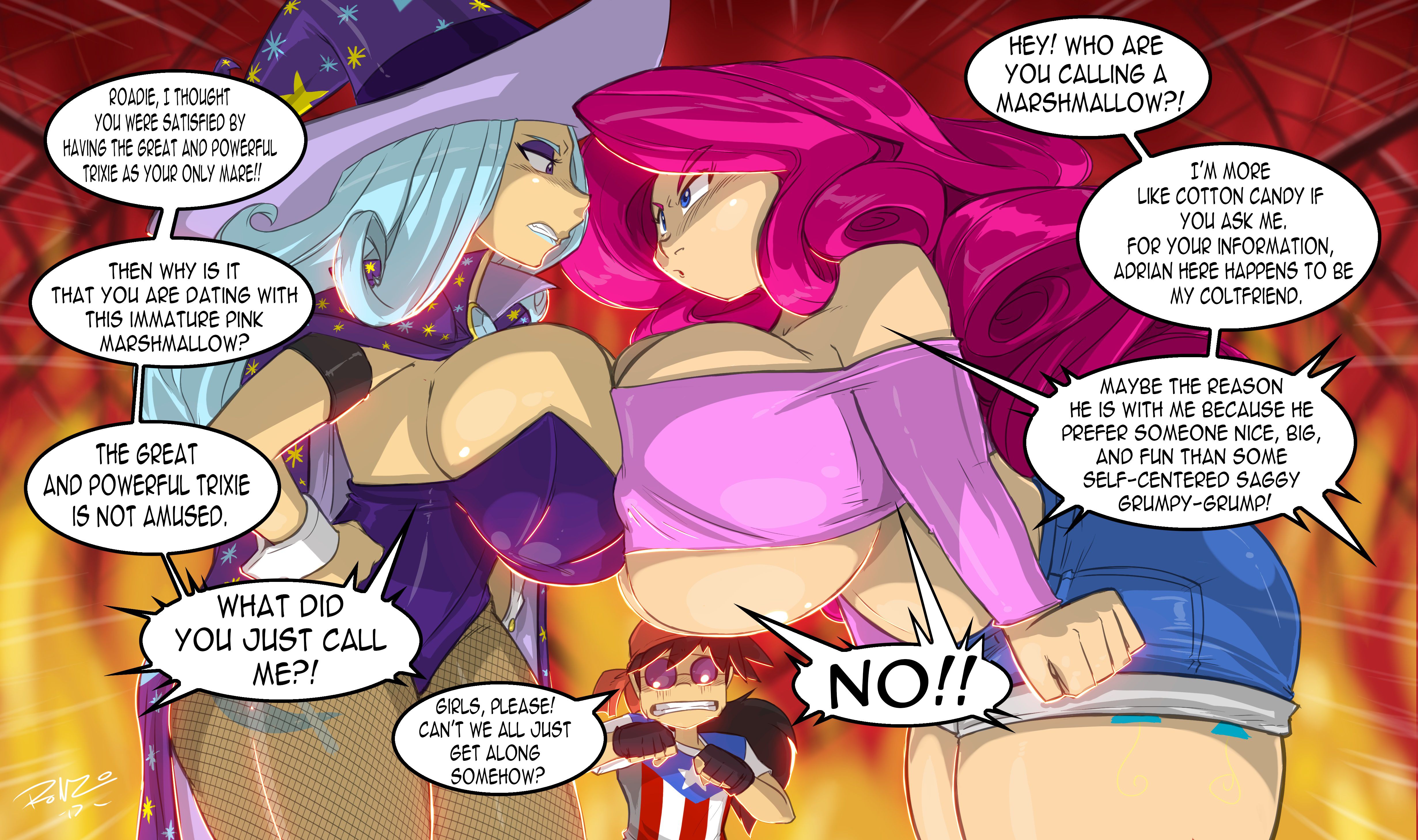 Trixie vs Pinkie Pie (My Little Pony – Friendship Is Magic) [Shonuff44] - Chapter — Page 17