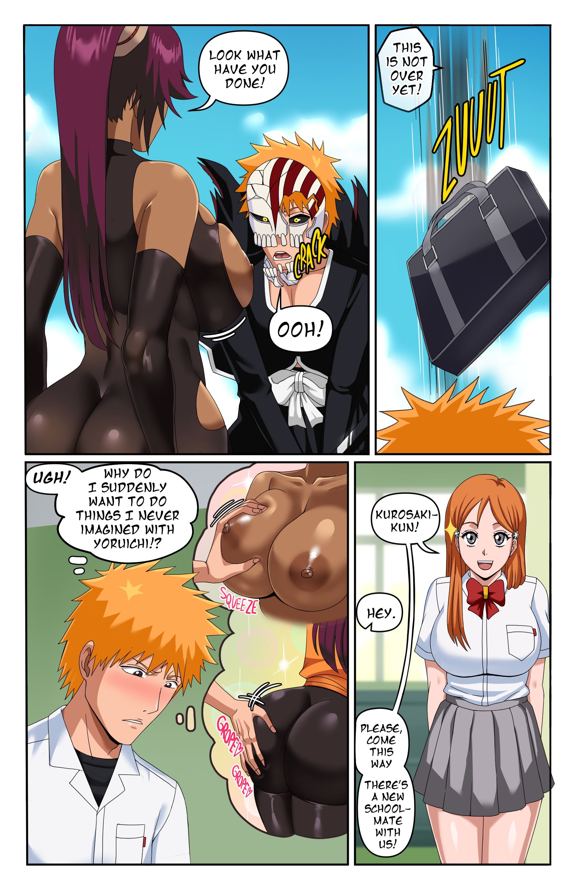 Yoruichi (Bleach) [Pink Pawg] - Chapter 1 — Page 4