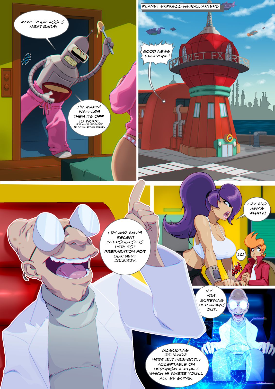 Smoosharama (Futurama) [Tovio Rogers] - Chapter 1 — Page 4