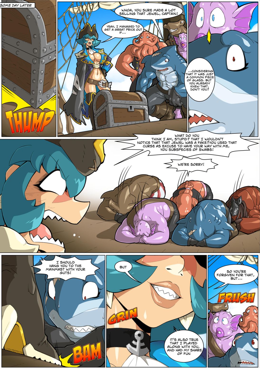 Captain Barracuda and the Tear of the Mermaid [MAD-Project] - Chapter 1 — Page 9