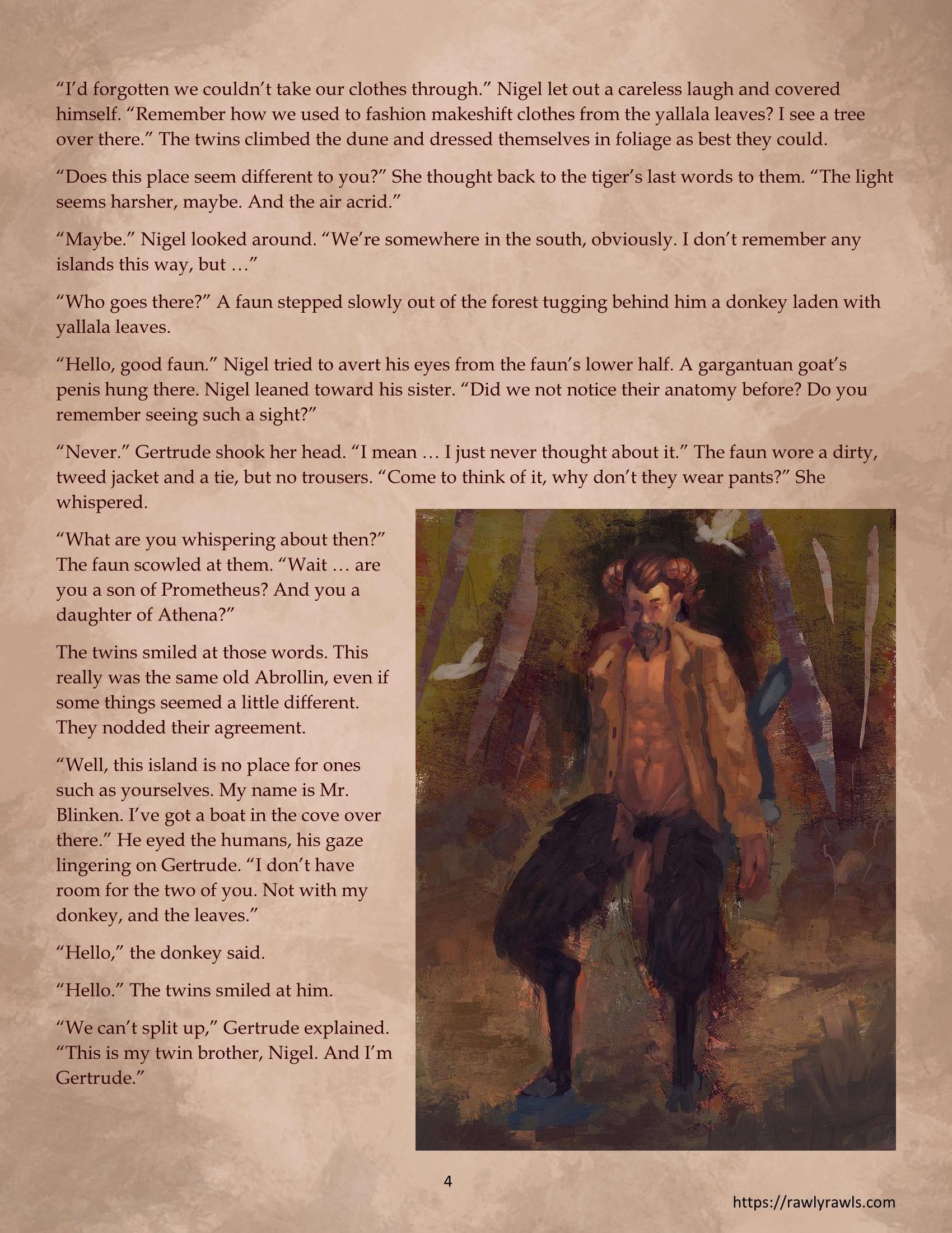 The Tiger, the Twins and the Missing Caravel [RawlyRawls , JustPumpkin] - Chapter 1 — Page 4