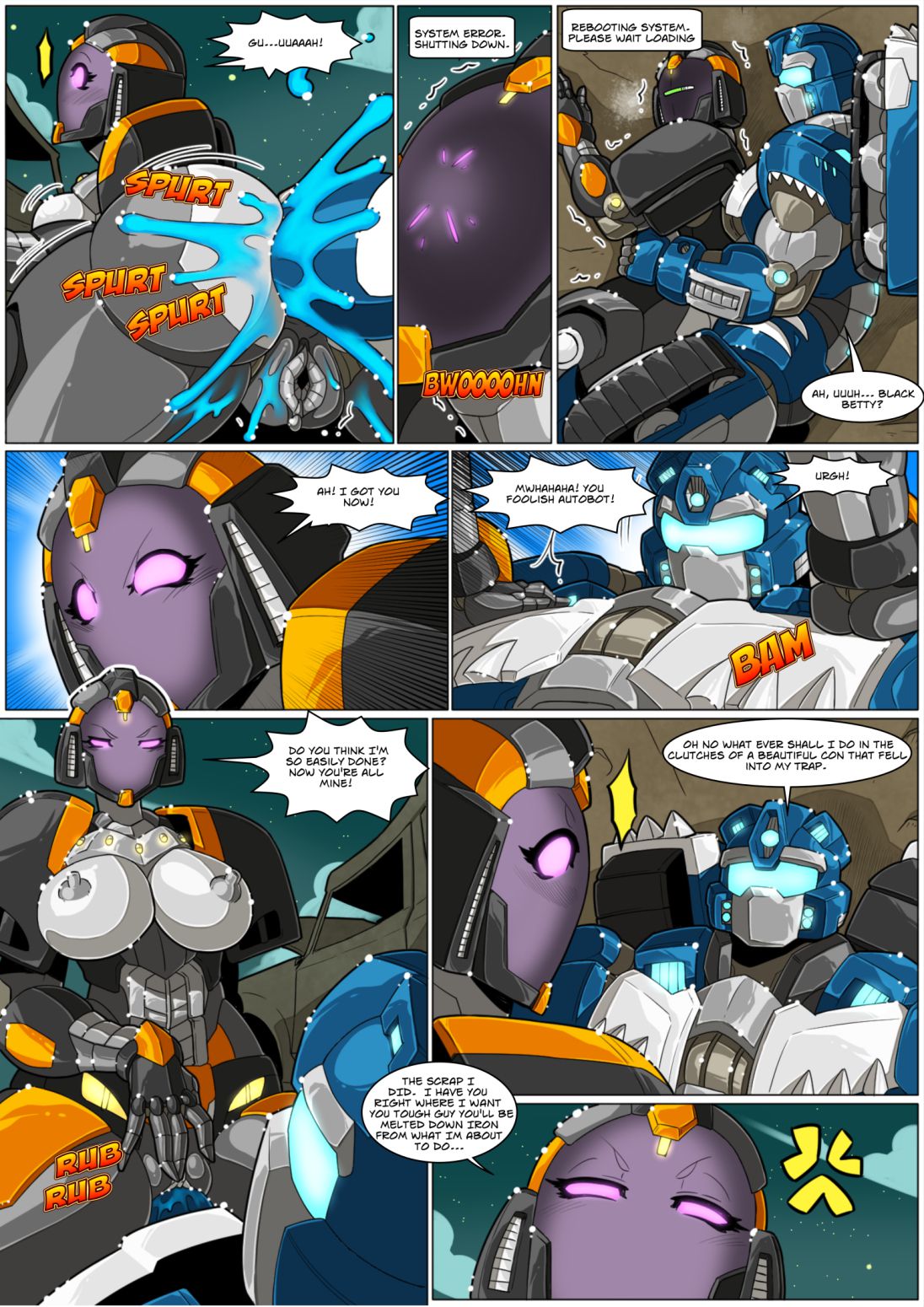 Black Betty vs FrostBites (Transformers) [MAD-Project] - Chapter 1 — Page 4