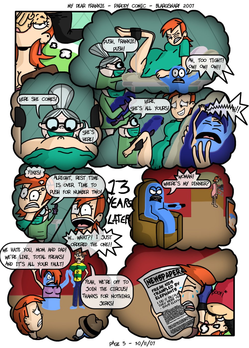 My Dear Frankie (Foster’s Home For Imaginary Friends) [Blargsnarf] - Chapter 1 — Page 5