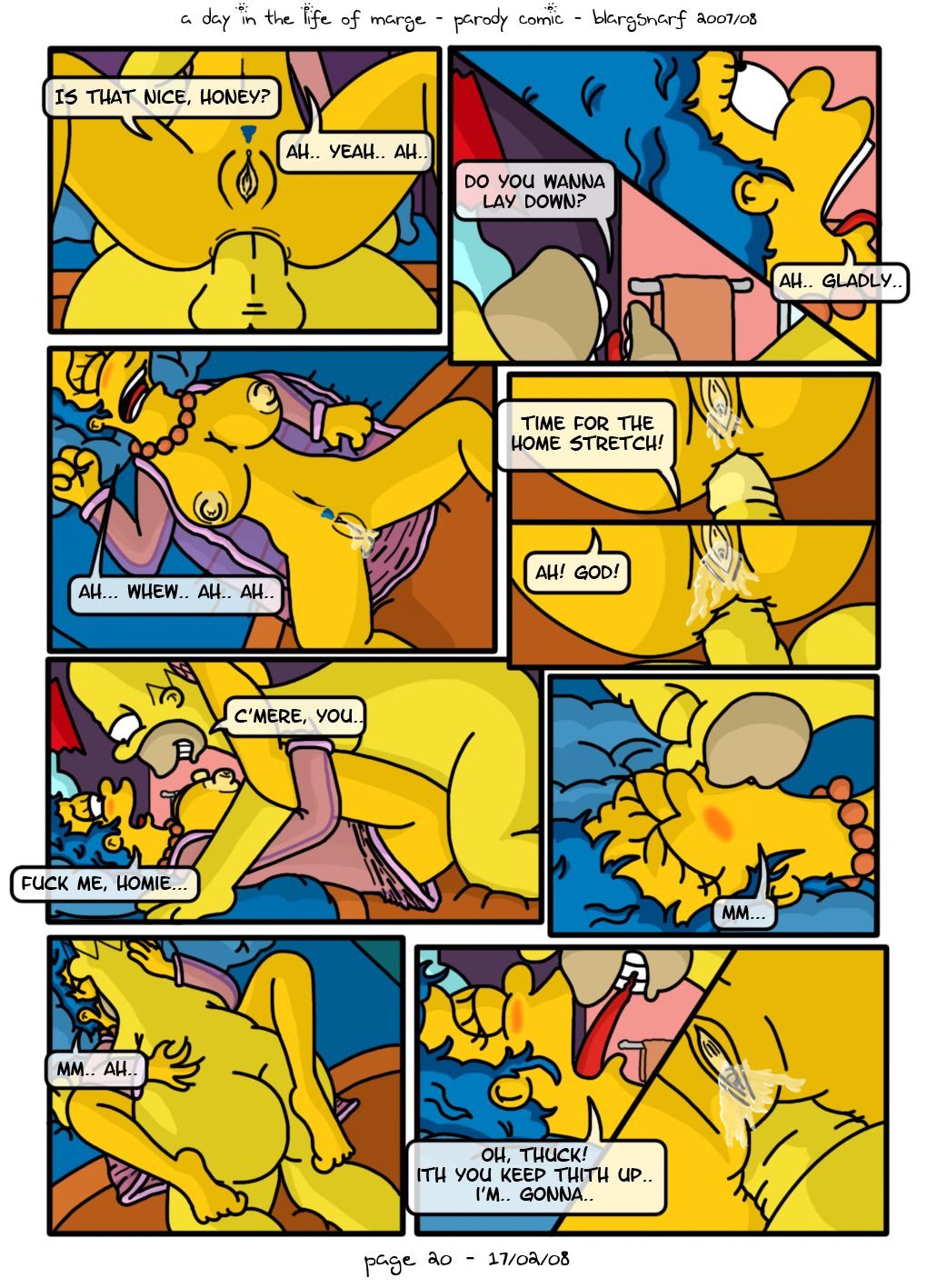 A Day in the Life of Marge (The Simpsons) [Blargsnarf] - Chapter 1 — Page 21