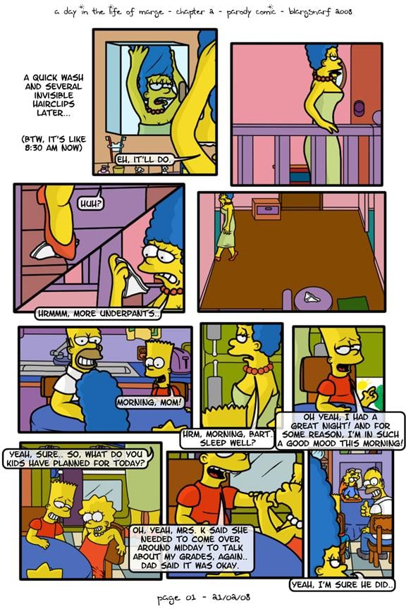 A Day in the Life of Marge (The Simpsons) [Blargsnarf] - Chapter 1 — Page 23