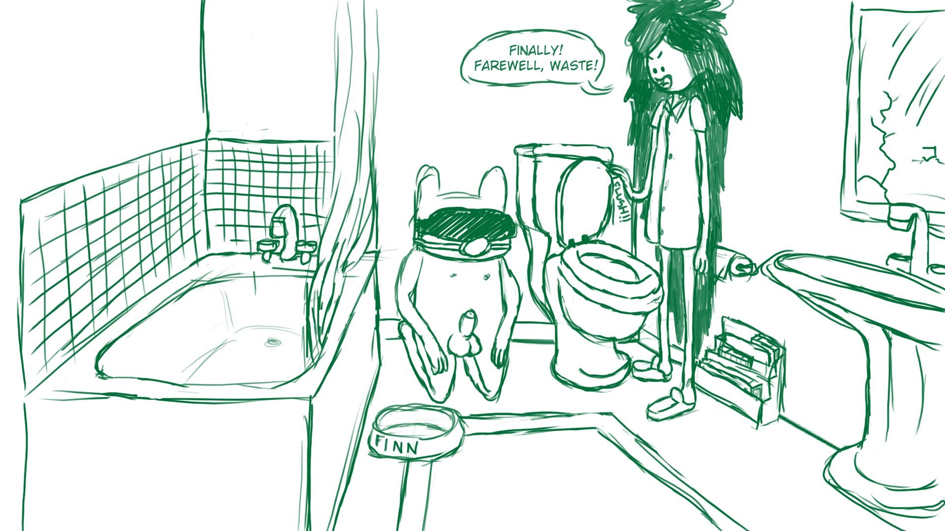 Toilet (Adventure Time) [Blargsnarf] - Chapter 1 — Page 5
