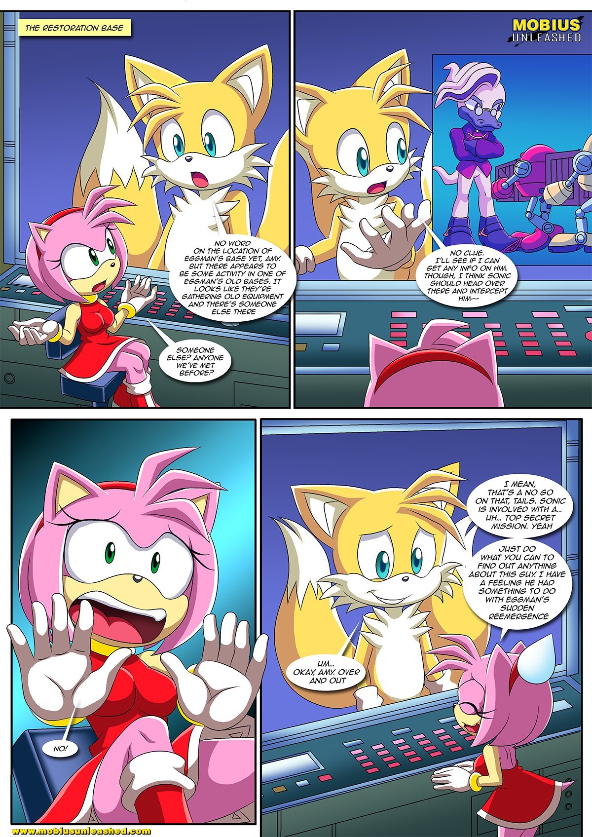 The Mayhem of the Kinky Virus (Sonic the Hedgehog) [Palcomix] - Chapter 2 — Page 4
