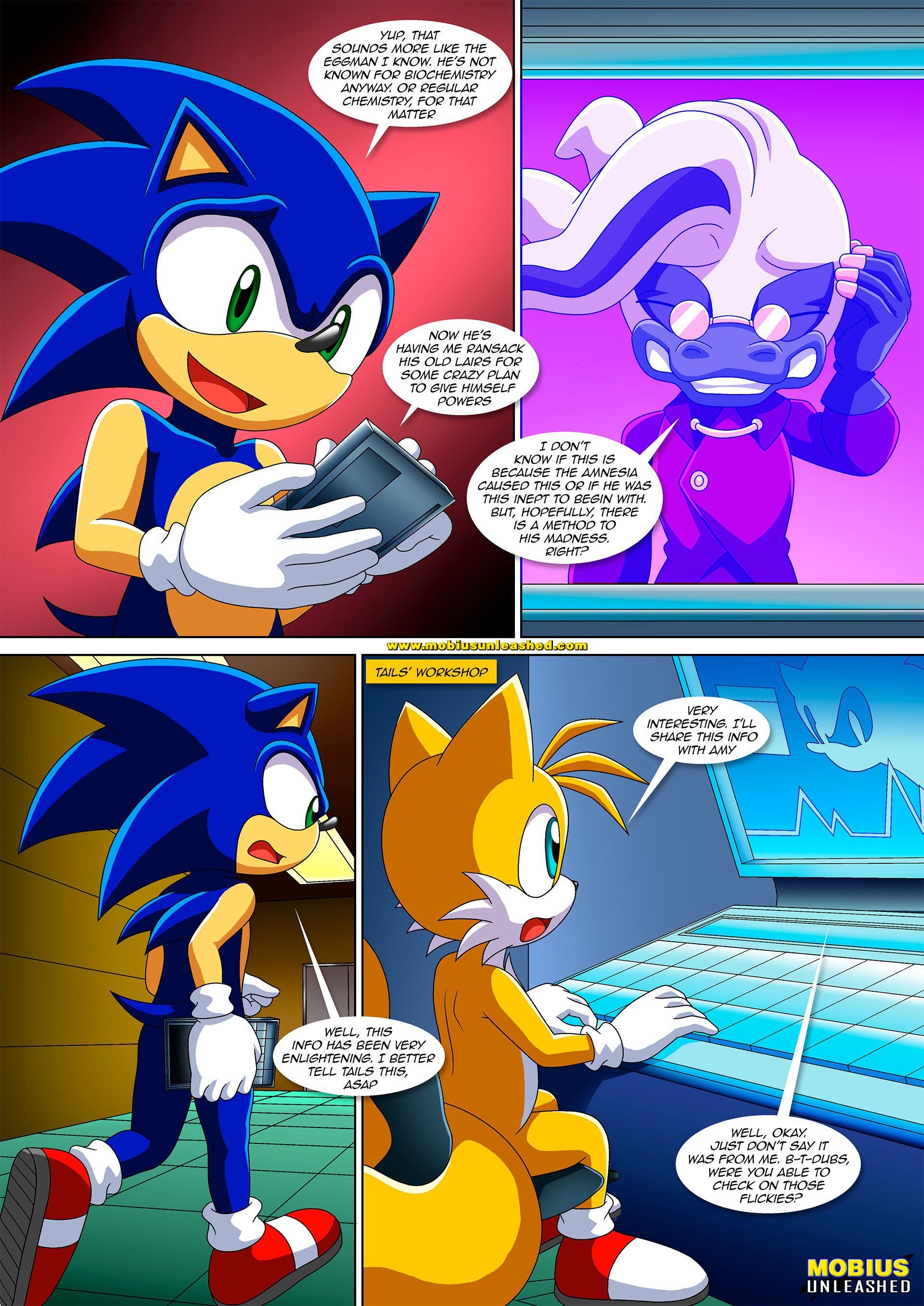 The Mayhem of the Kinky Virus (Sonic the Hedgehog) [Palcomix] - Chapter 3 — Page 21