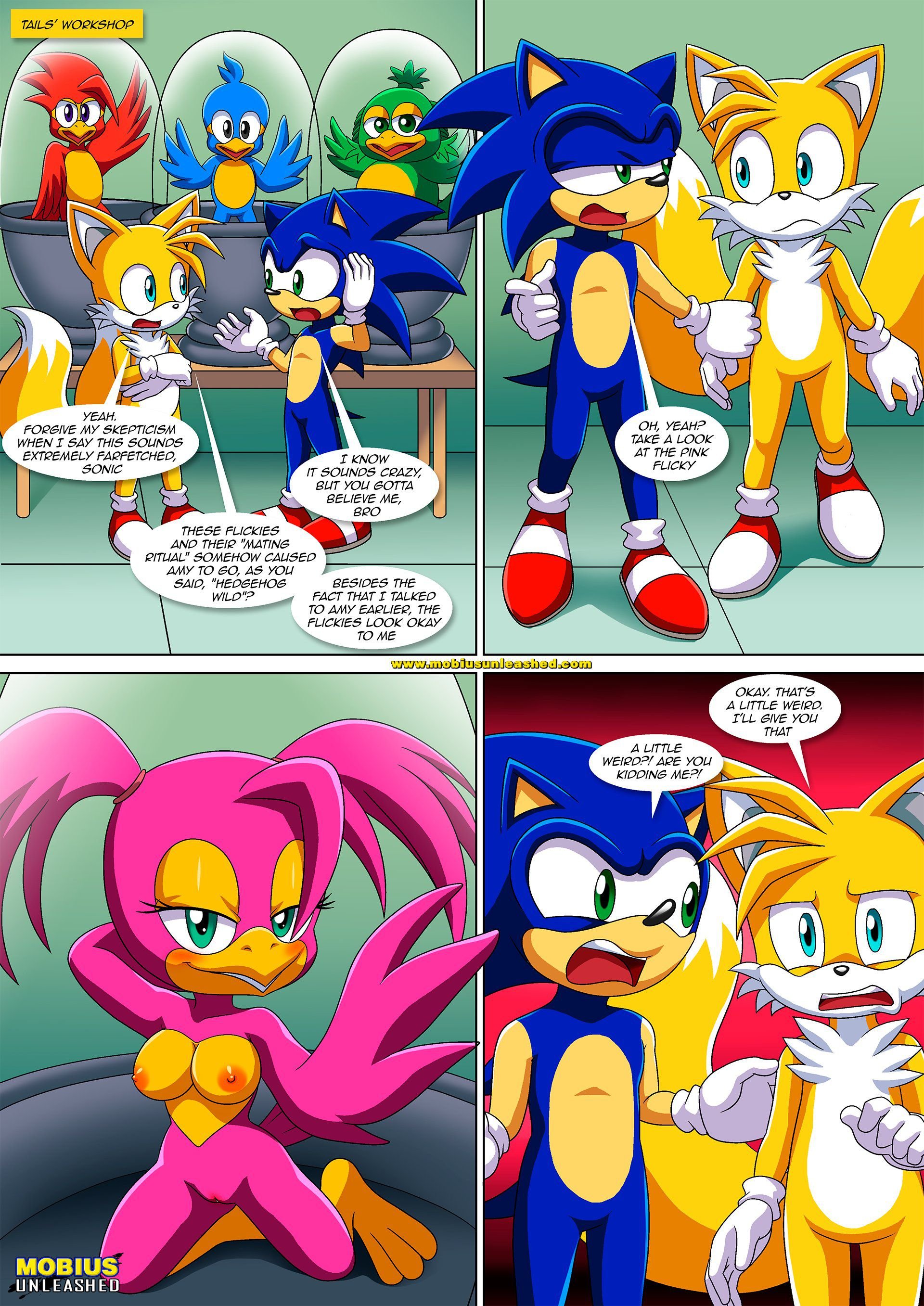 The Mayhem of the Kinky Virus (Sonic the Hedgehog) [Palcomix] - Chapter 3 — Page 4