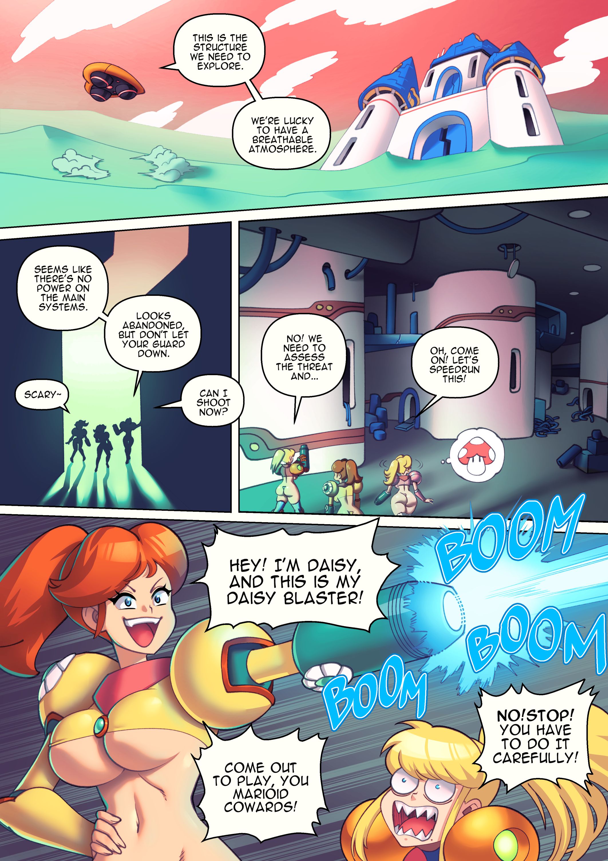 Super Marioid Comic (Mario , Metroid) [SuperSatanSon] - Chapter 1 — Page 9