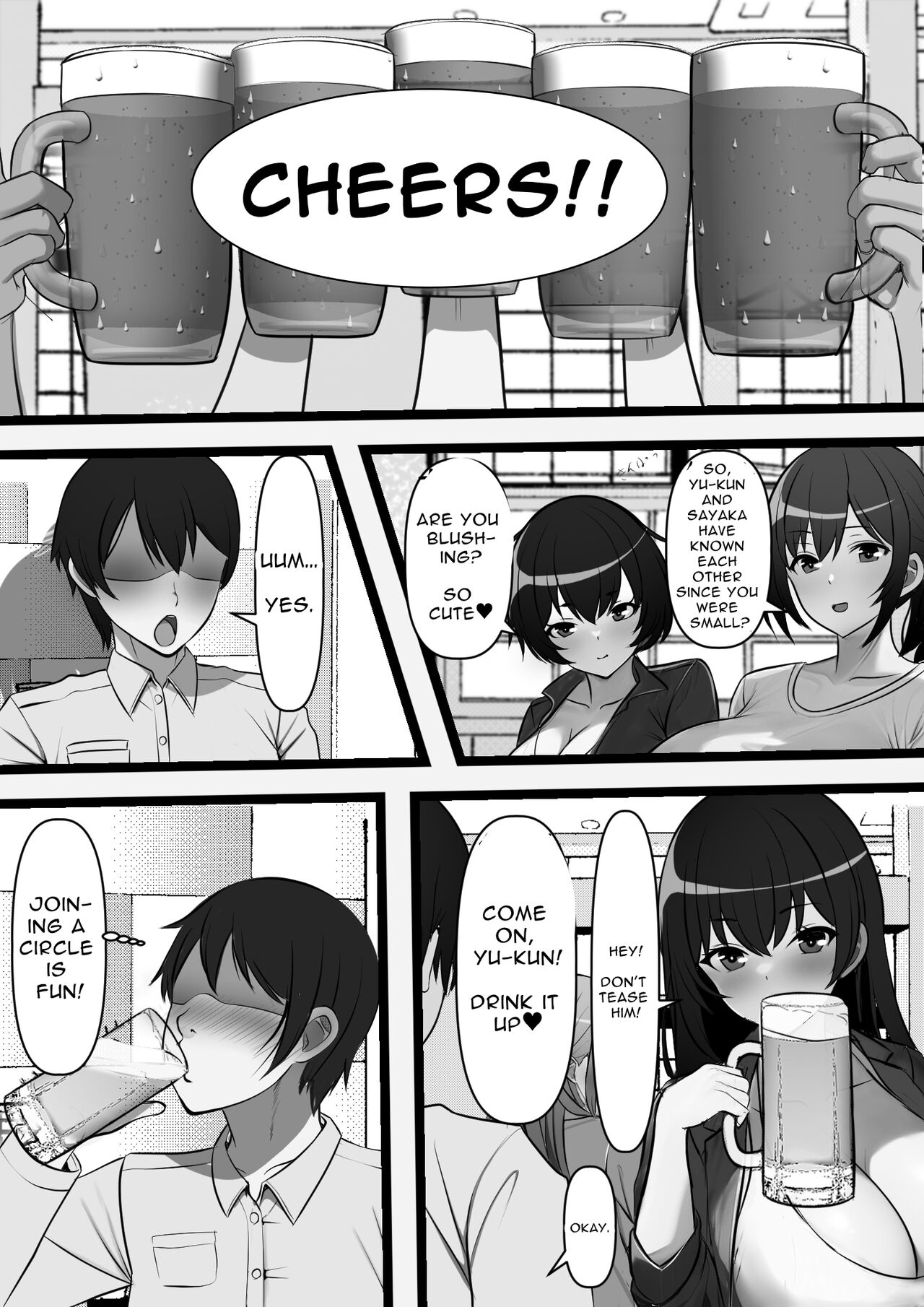 Reverse Chastity City ~The Leader of a Fuckclub That Tricked Me Into Joining Seems to Be a Virgin [Furitendou] - Chapter 1 — Page 14