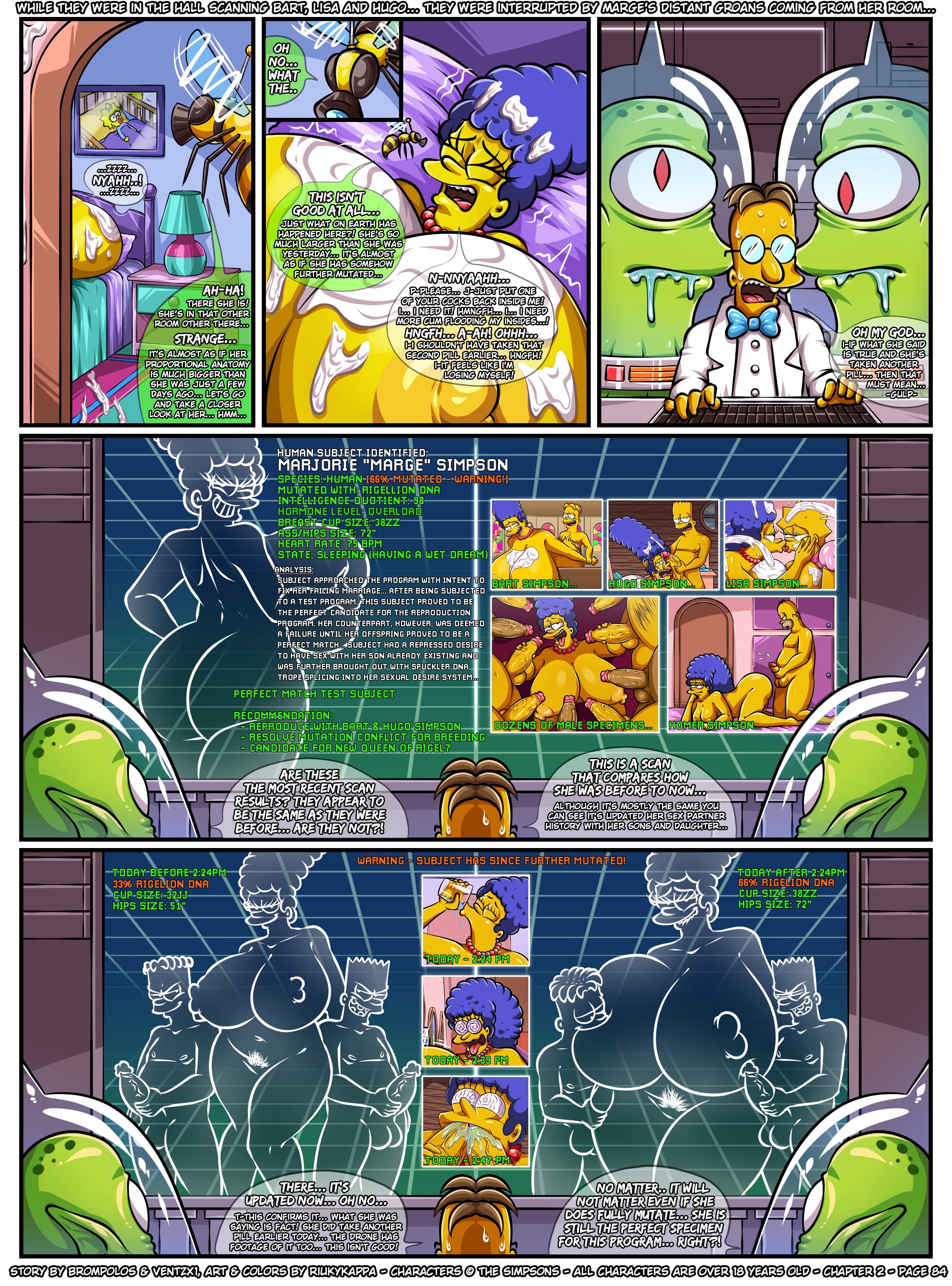 The Sexensteins (The Simpsons) [Brompolos] - Chapter 2 — Page 86