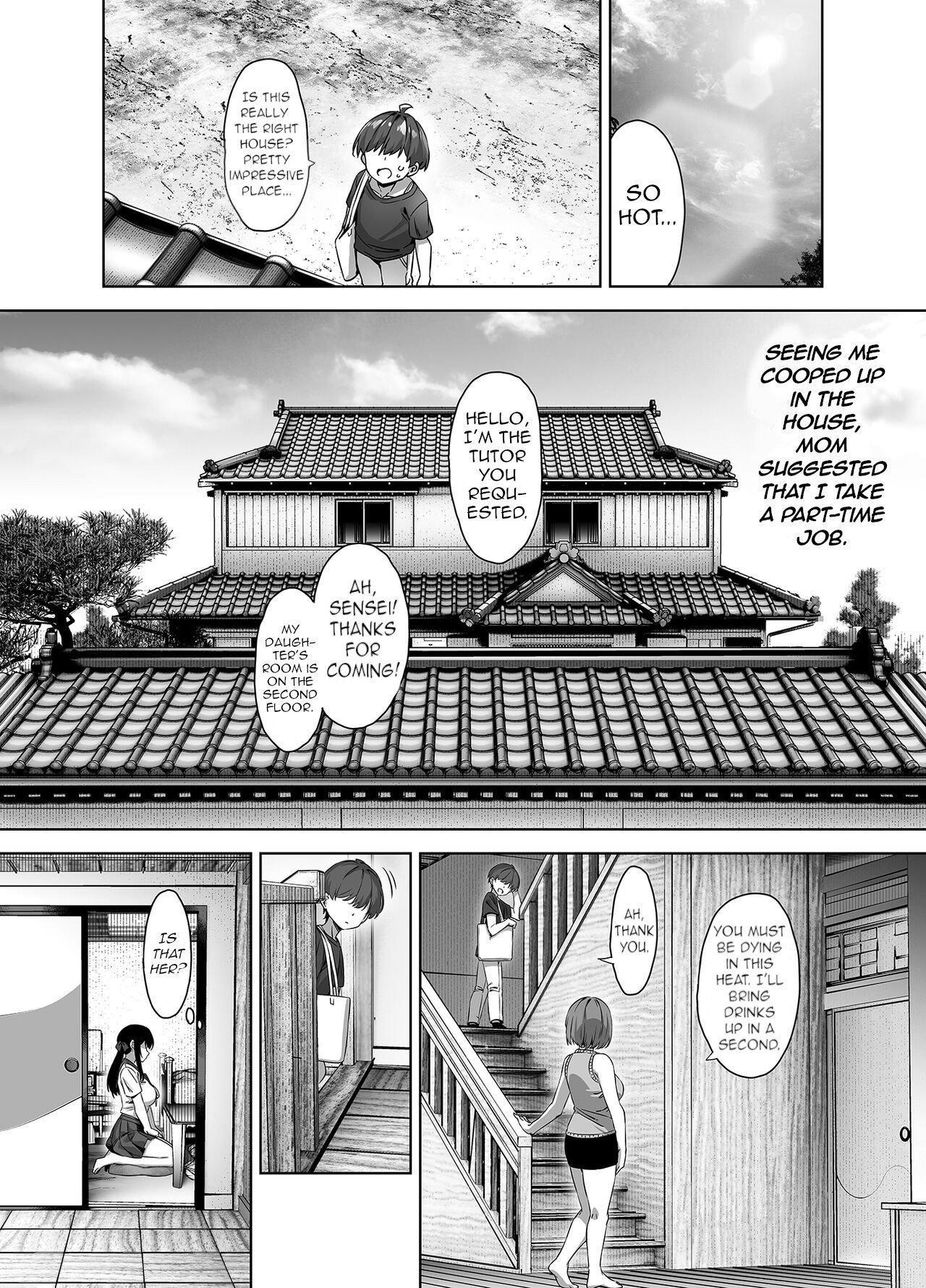 A big student who tempts me with summer and the countryside [Mikemono Yuu] - Chapter 1 — Page 4