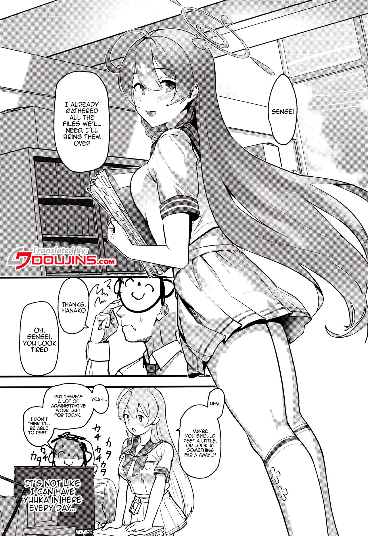 Lust is Next to Selflessness (Blue Archive) [Yoridori Midori] - Chapter 1 — Page 4