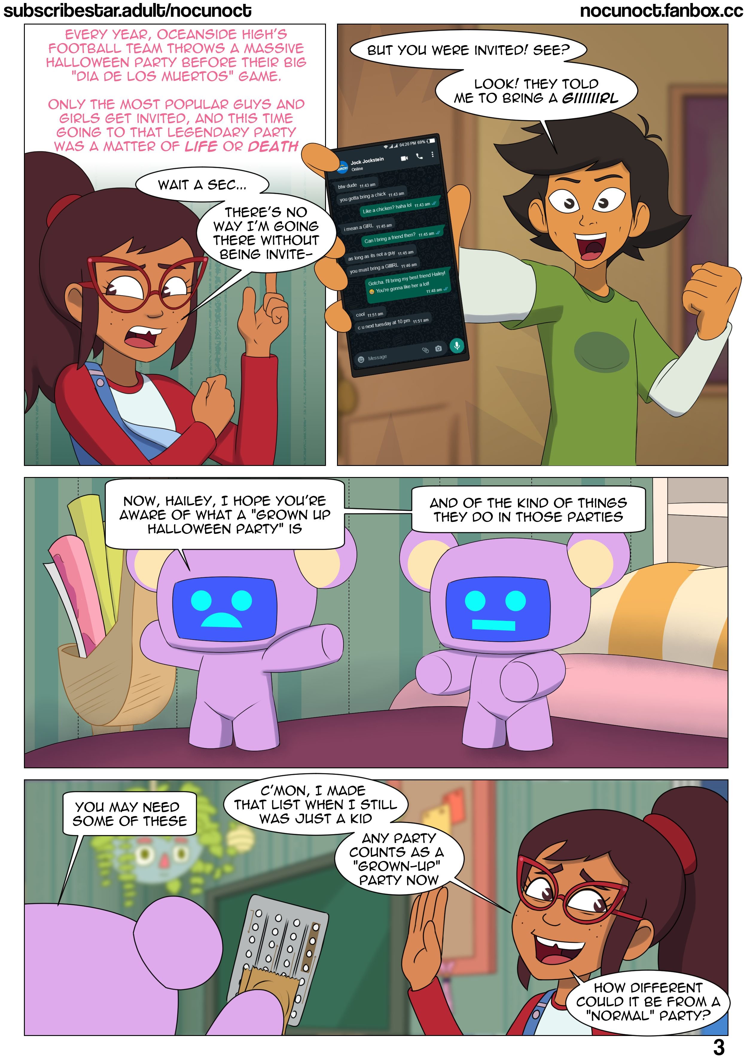 Hailey’s cumtastic halloween Fiestavaganza (Hailey’s On It!) [Nocunoct] - Chapter 1 — Page 5