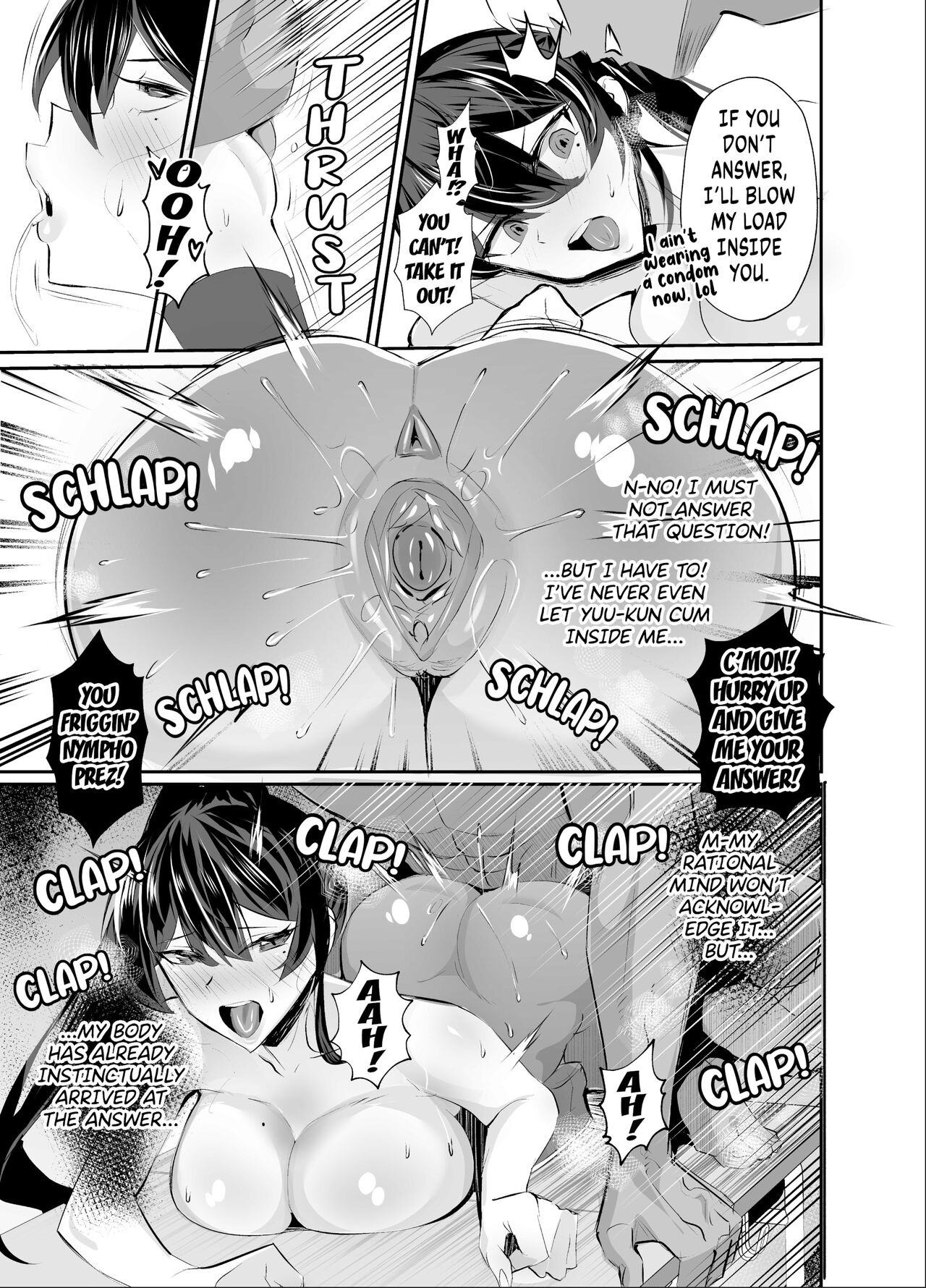 Submission ~the President of the Public Morals Committee is Blackmailed and Forced to Cheat… [Chinetsu] - Chapter 1 — Page 35