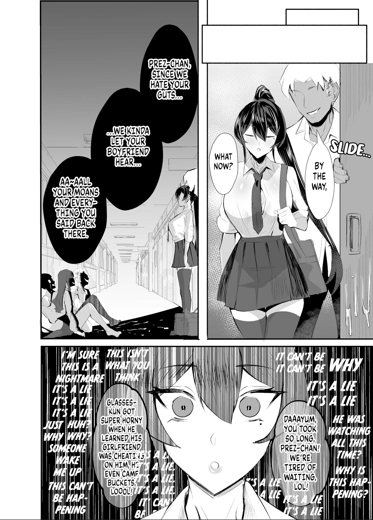Submission ~the President of the Public Morals Committee is Blackmailed and Forced to Cheat… [Chinetsu] - Chapter 1 — Page 40