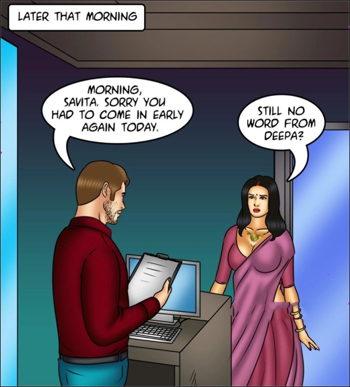 Savita Bhabhi [Kirtu] - Chapter 149 — Page 24