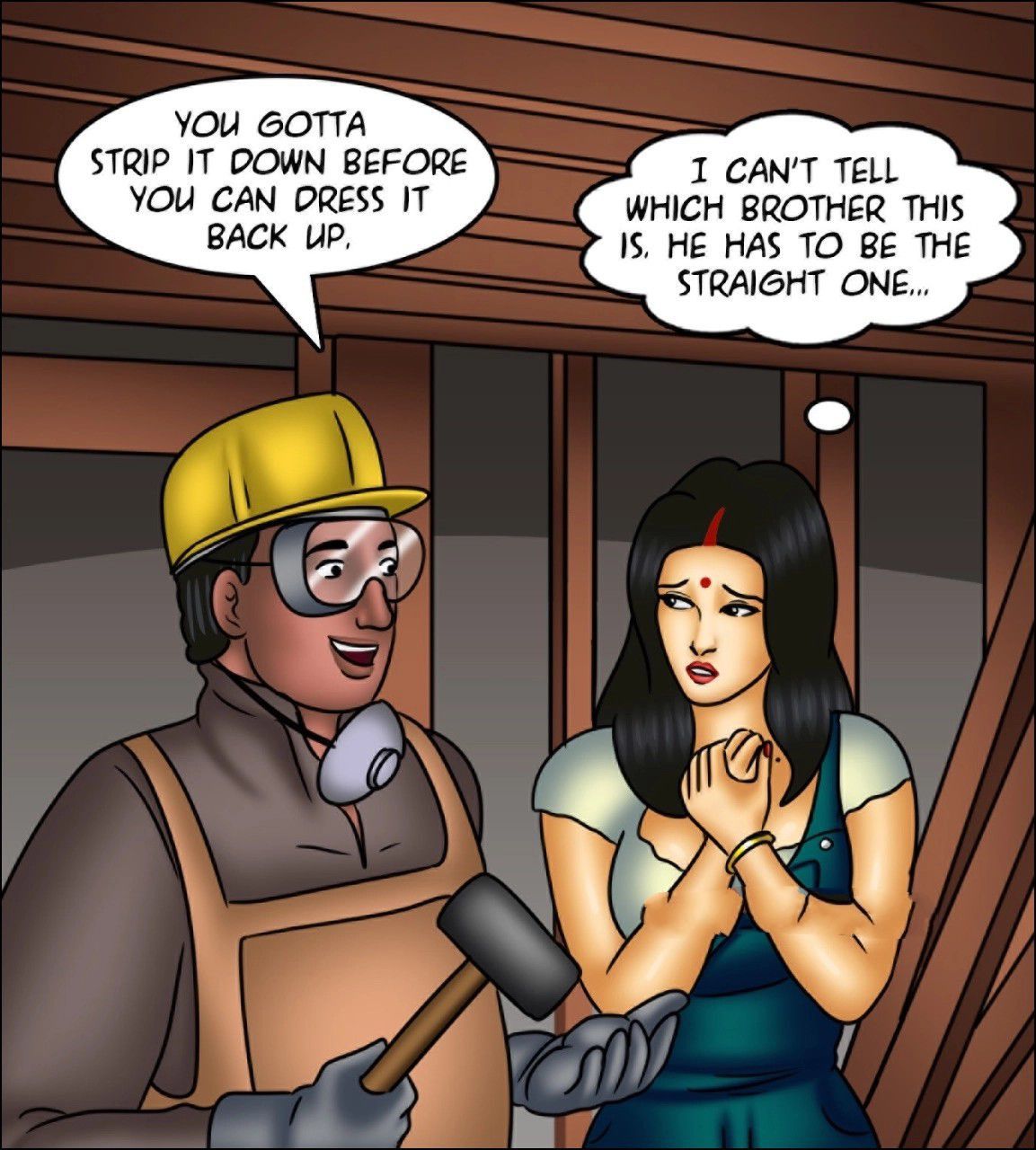 Savita Bhabhi [Kirtu] - Chapter 142 — Page 56