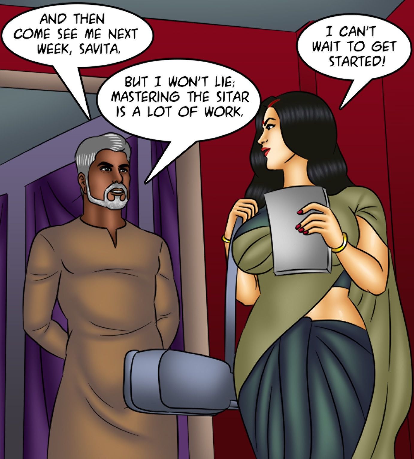 Savita Bhabhi [Kirtu] - Chapter 127 — Page 46