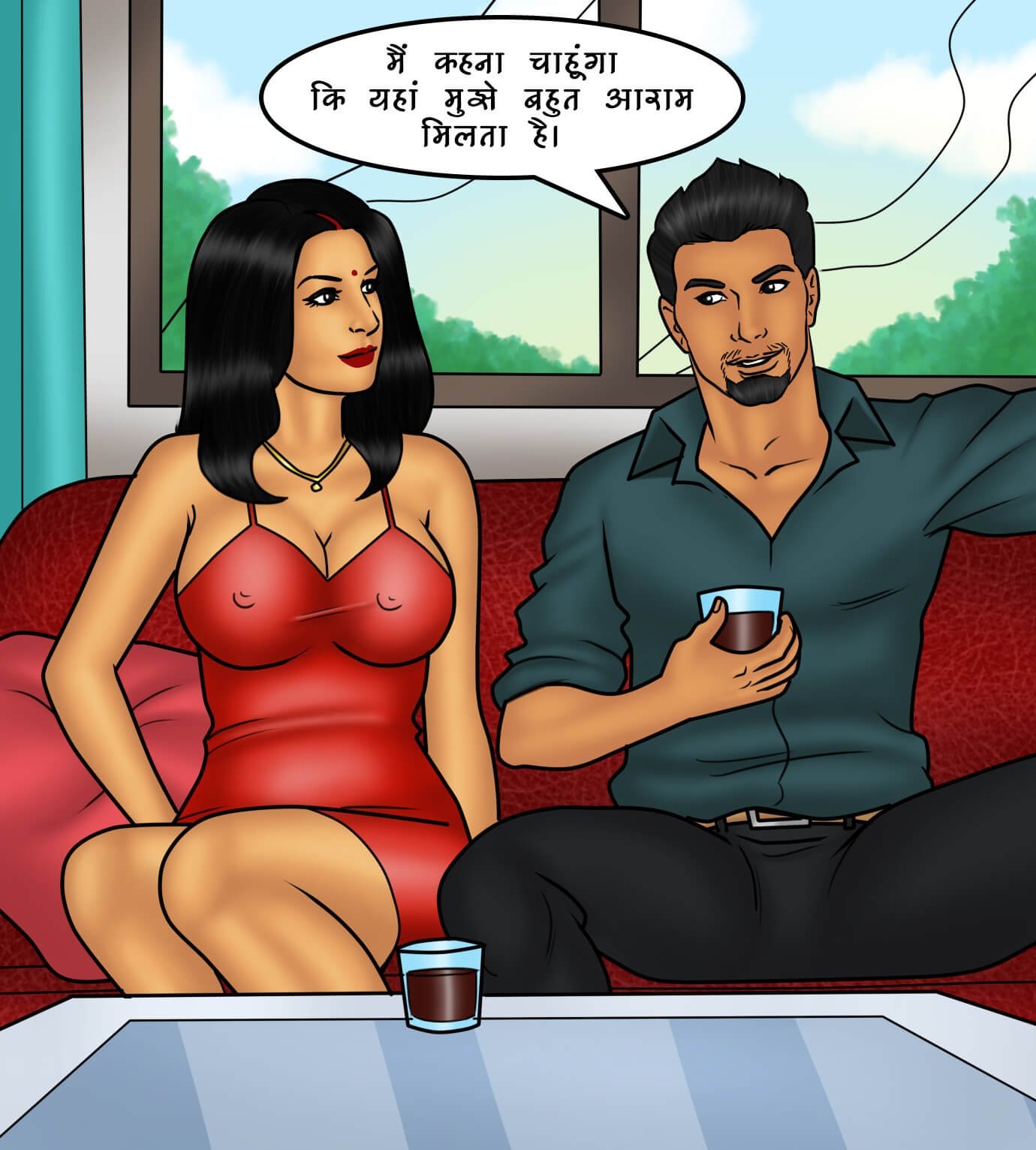 Savita Bhabhi [Kirtu] - Chapter 81.5 — Page 55
