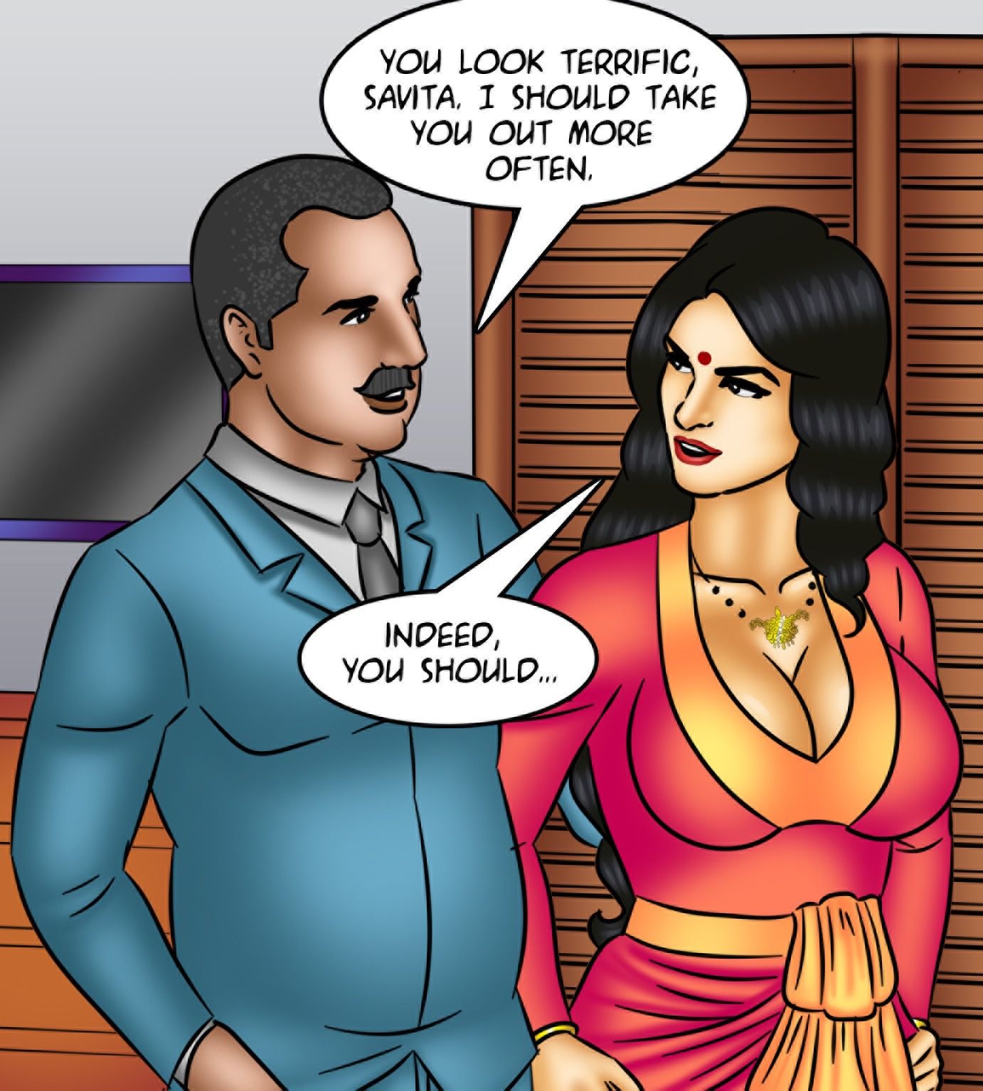 Savita Bhabhi [Kirtu] - Chapter 126 — Page 13