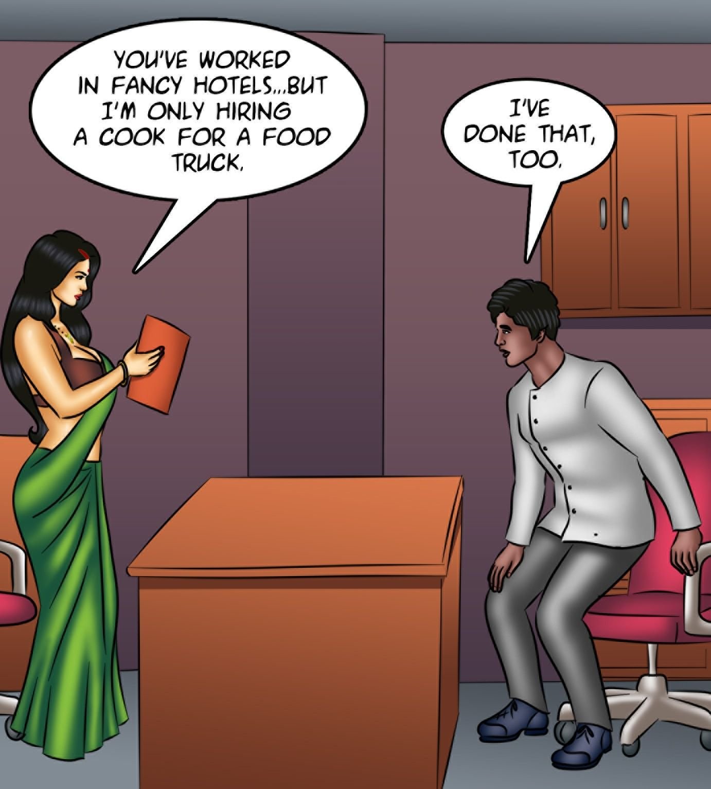Savita Bhabhi [Kirtu] - Chapter 134 — Page 8