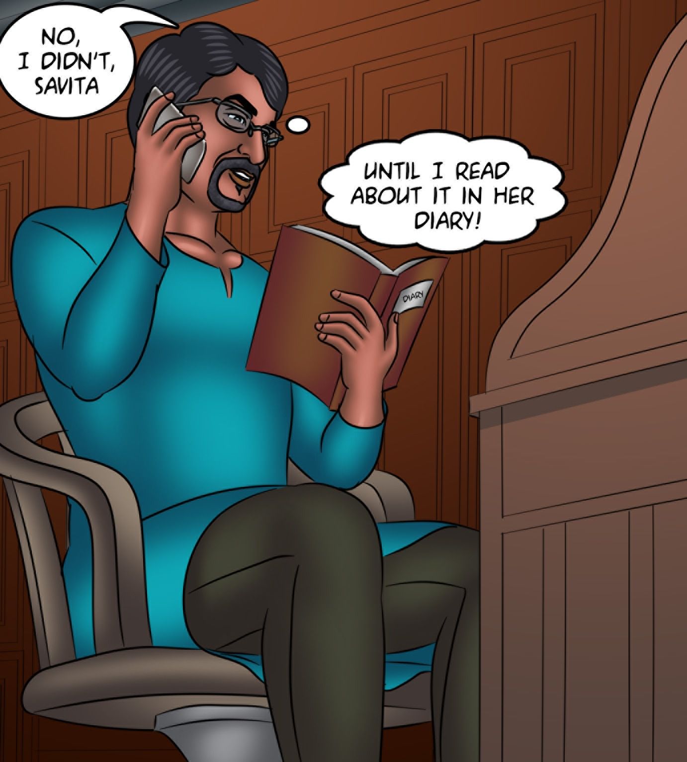 Savita Bhabhi [Kirtu] - Chapter 132 — Page 38