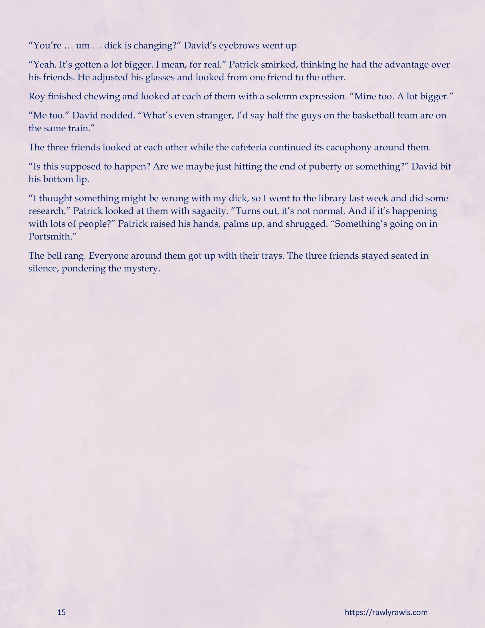 There’s Something in the Water [Redoxa , RawlyRawls] - Chapter 1 — Page 15