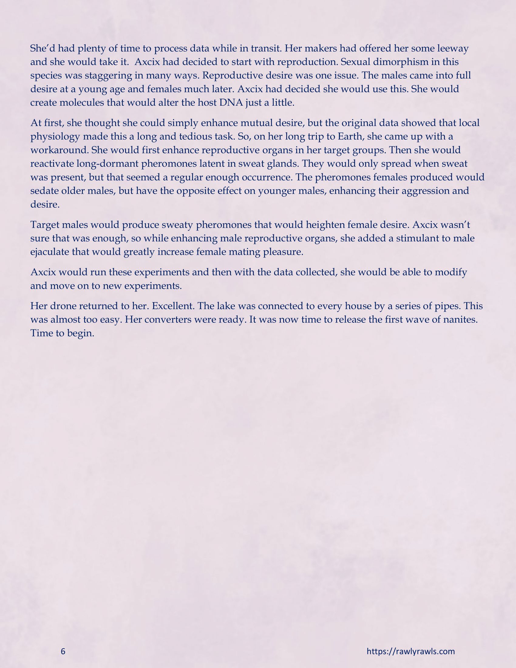 There’s Something in the Water [Redoxa , RawlyRawls] - Chapter 1 — Page 6