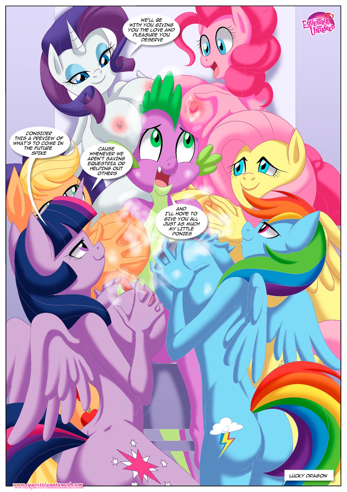 Spike’s Harem (My Little Pony – Friendship Is Magic) [PalComix] - Chapter 7 — Page 45