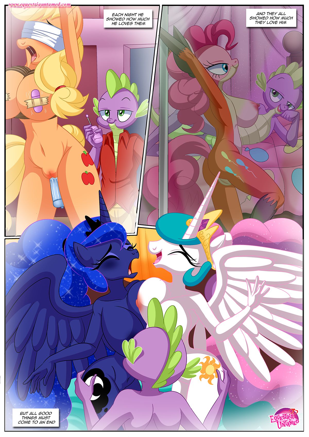 Spike’s Harem (My Little Pony – Friendship Is Magic) [PalComix] - Chapter 9 — Page 4